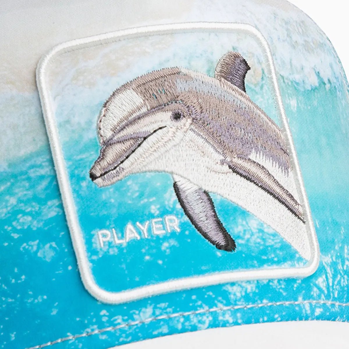 Dolphin In The Element Trucker Hat Goorin Bros - Tops and Bottoms USA
