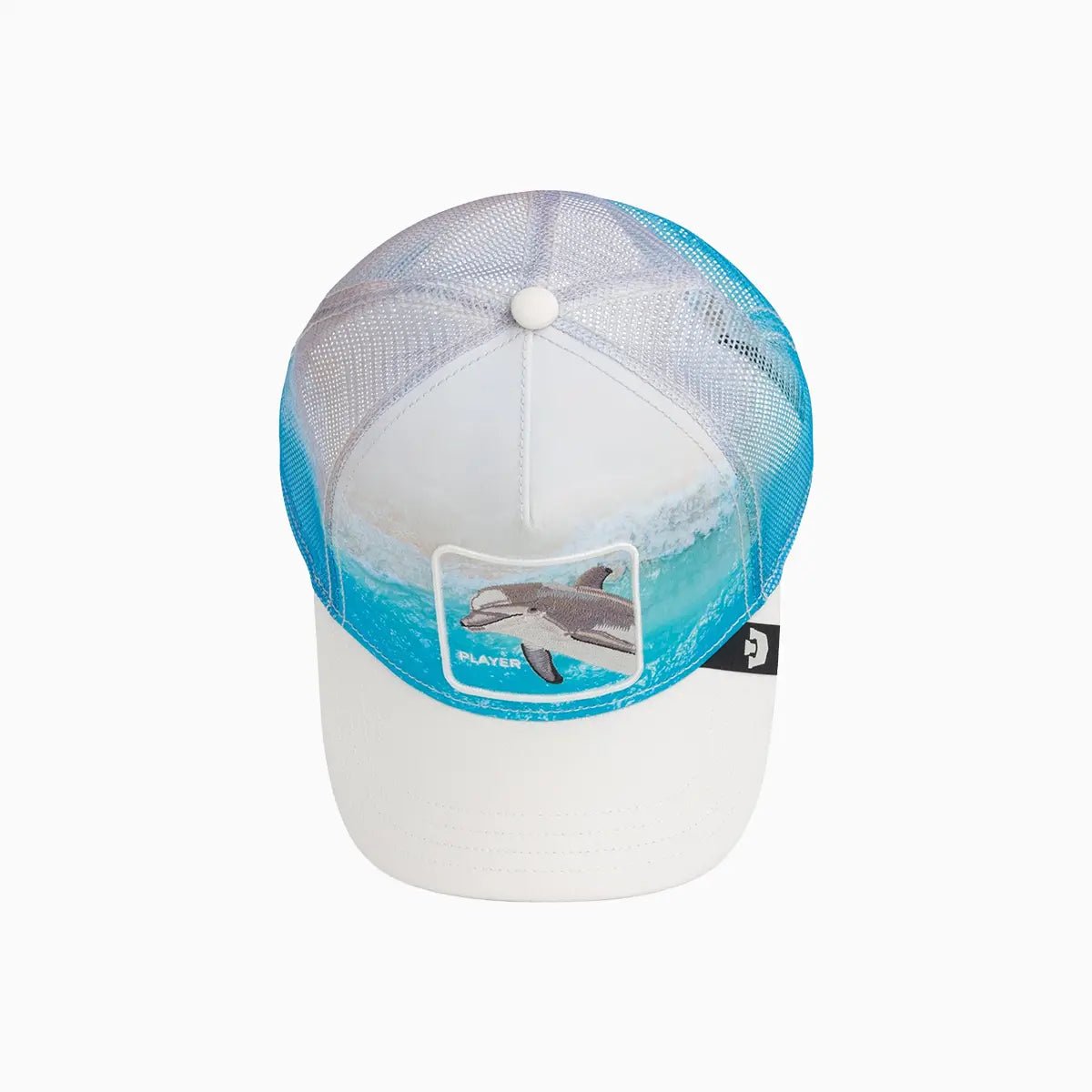 Dolphin In The Element Trucker Hat Goorin Bros - Tops and Bottoms USA