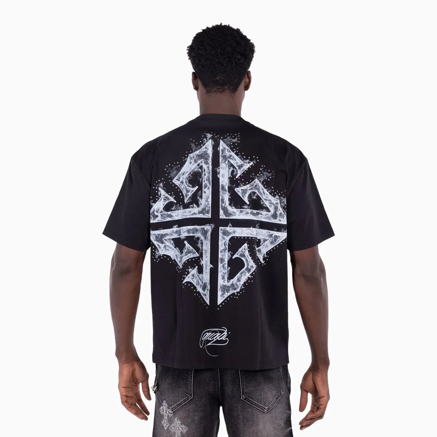 Men's Black Ascension T-Shirt Guapi - Tops and Bottoms USA