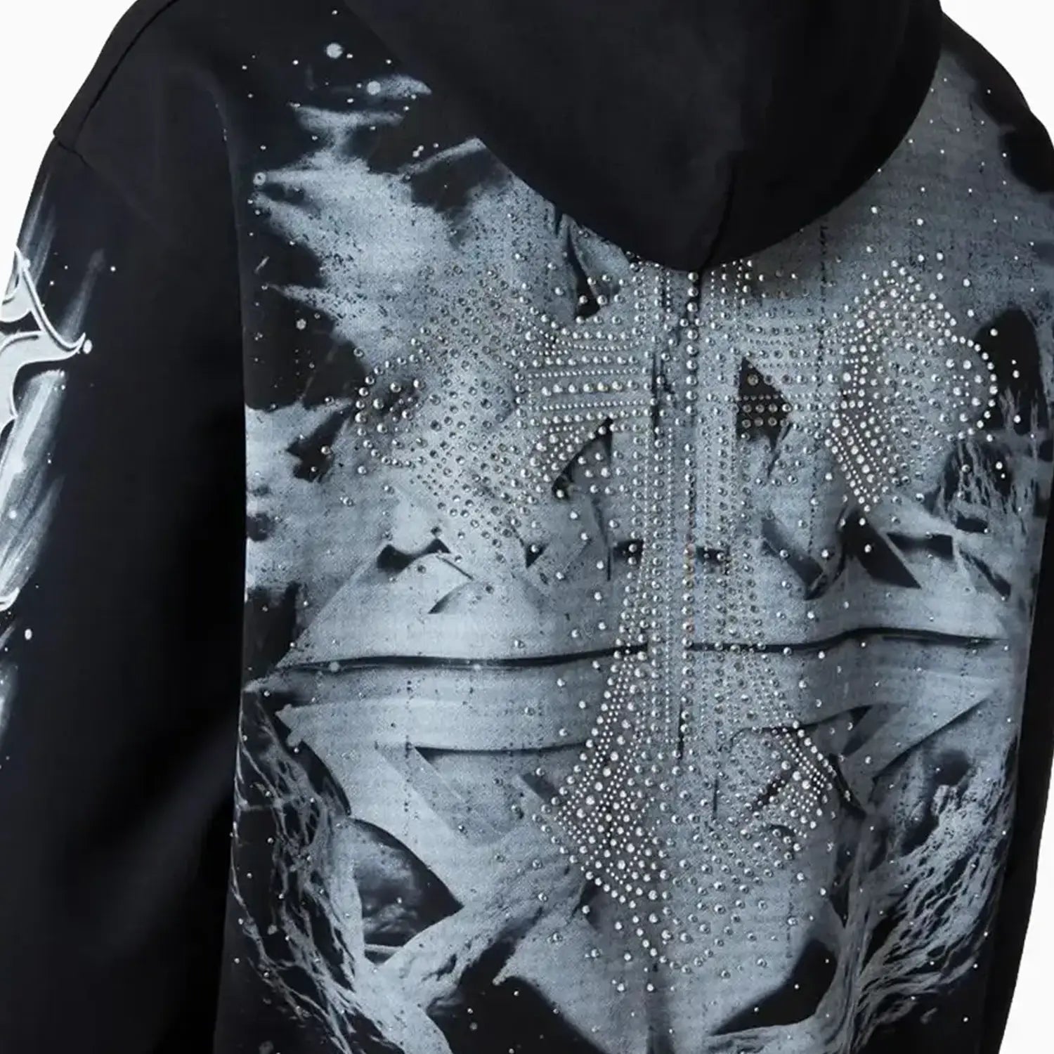 Men's Black Heavens Vault Hoodie Guapi - Tops and Bottoms USA