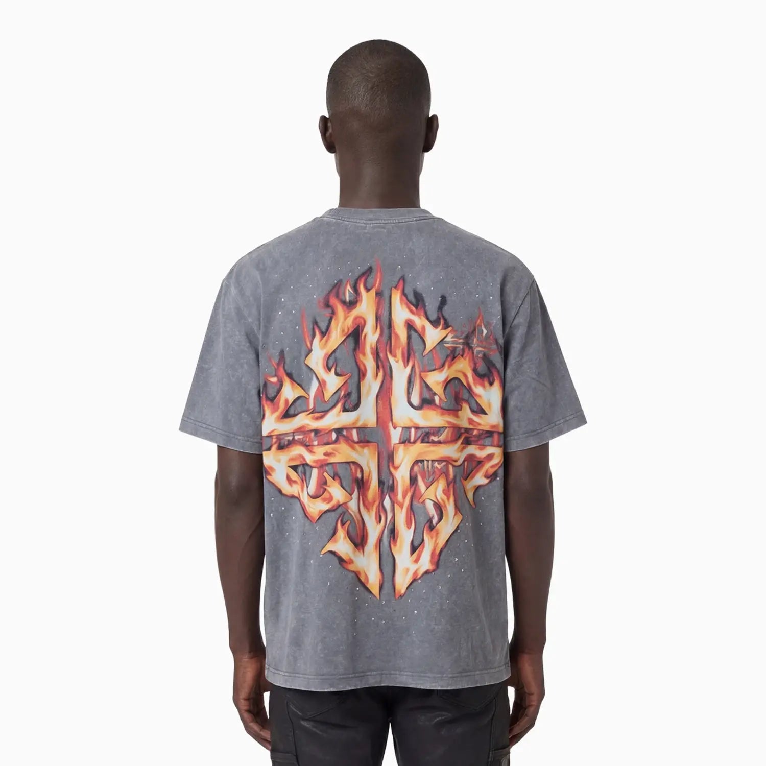 Men's Grey Cyborg T-Shirt Guapi - Tops and Bottoms USA