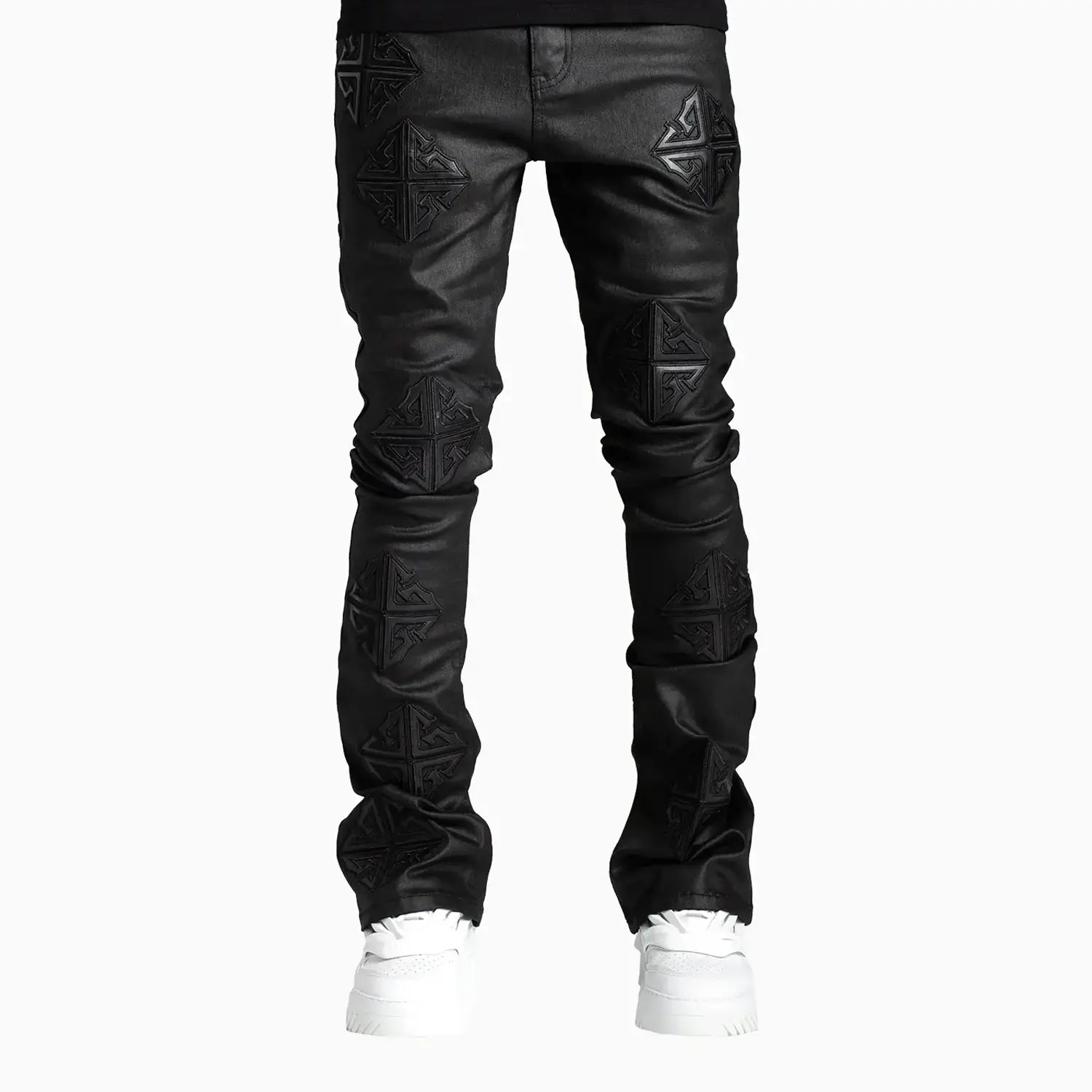 guapi-mens-obsidian-black-icon-stacked-denim-pant-143obisd-blk
