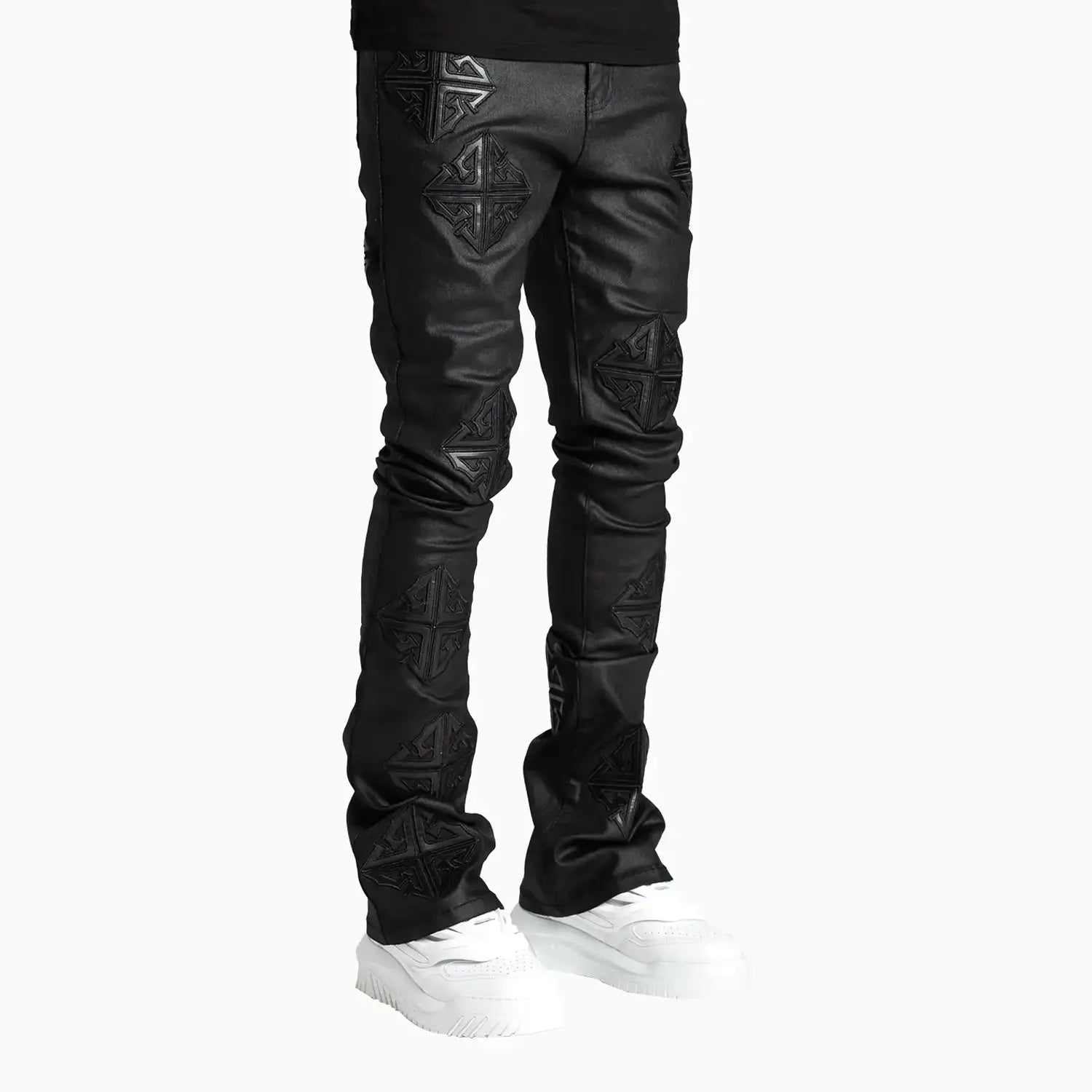 guapi-mens-obsidian-black-icon-stacked-denim-pant-143obisd-blk