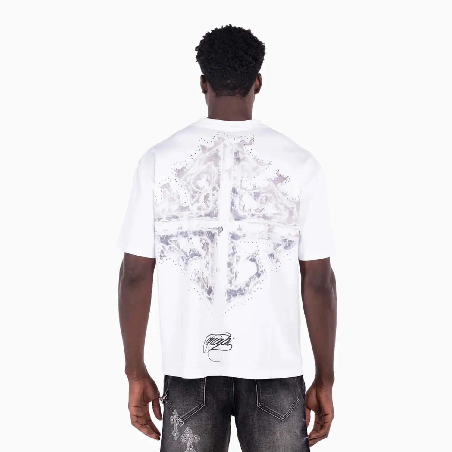 Men's White Ascension T-Shirt Guapi - Tops and Bottoms USA