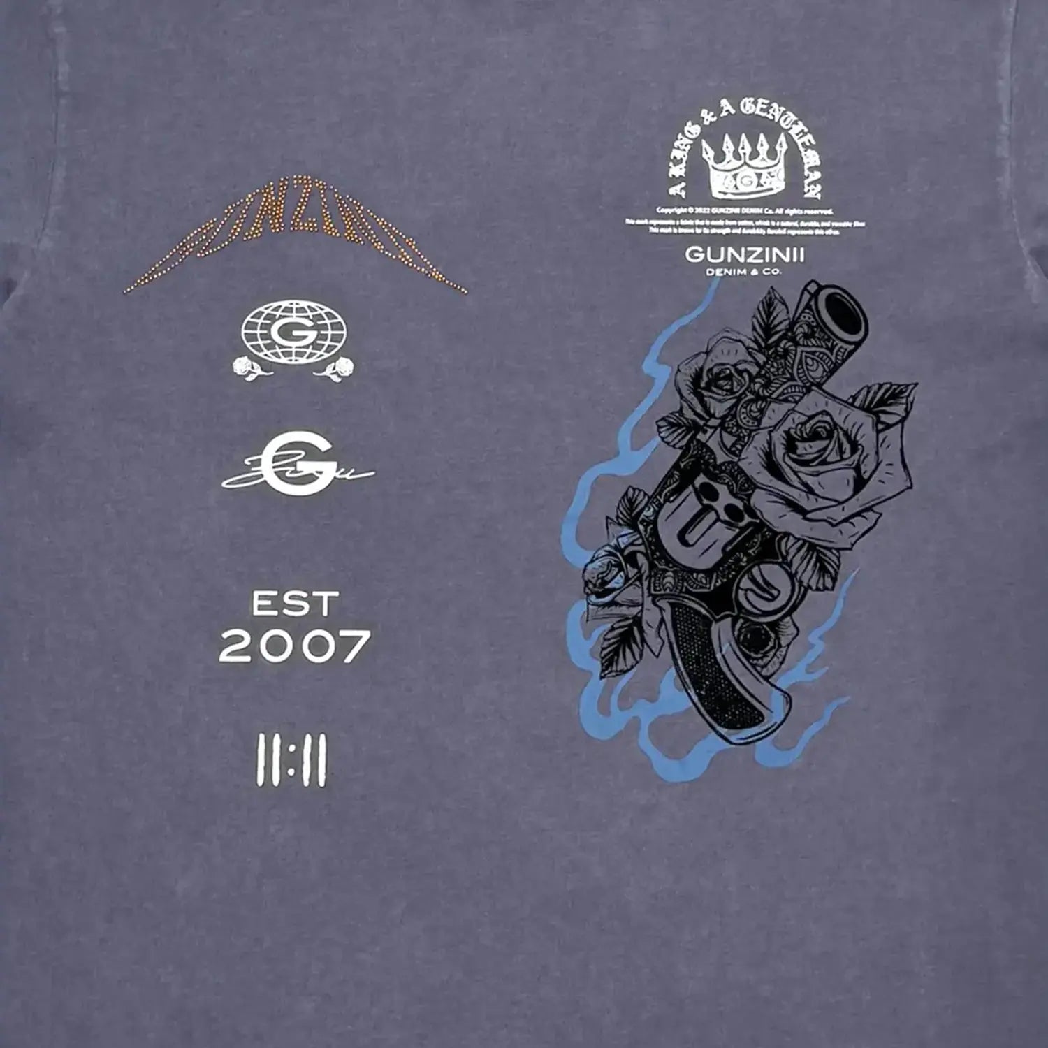 Men's Graphic Short Sleeve T-Shirt Gunzinii - Tops and Bottoms USA