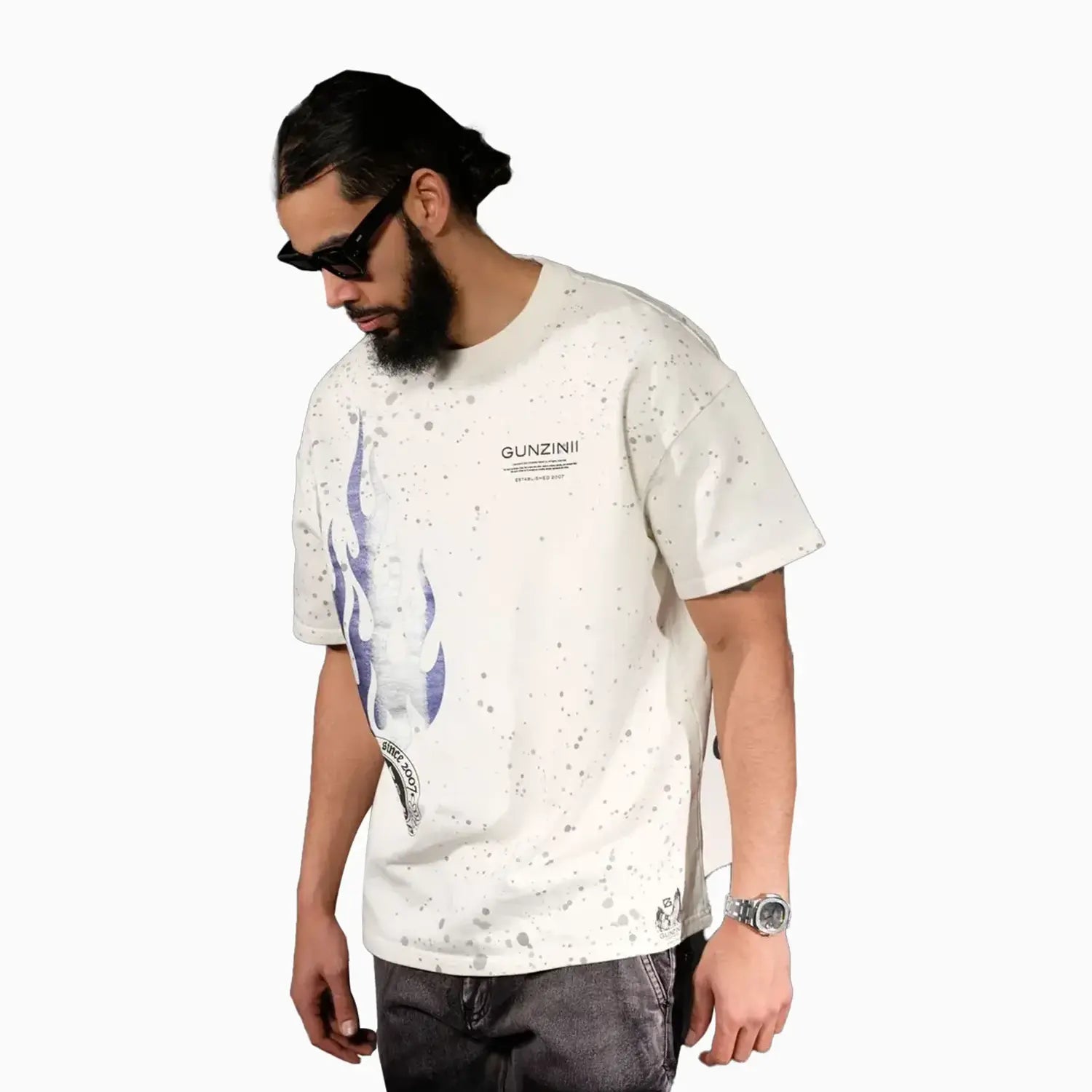 Men's Hard Rock Short Sleeve T-Shirt Gunzinii - Tops and Bottoms USA
