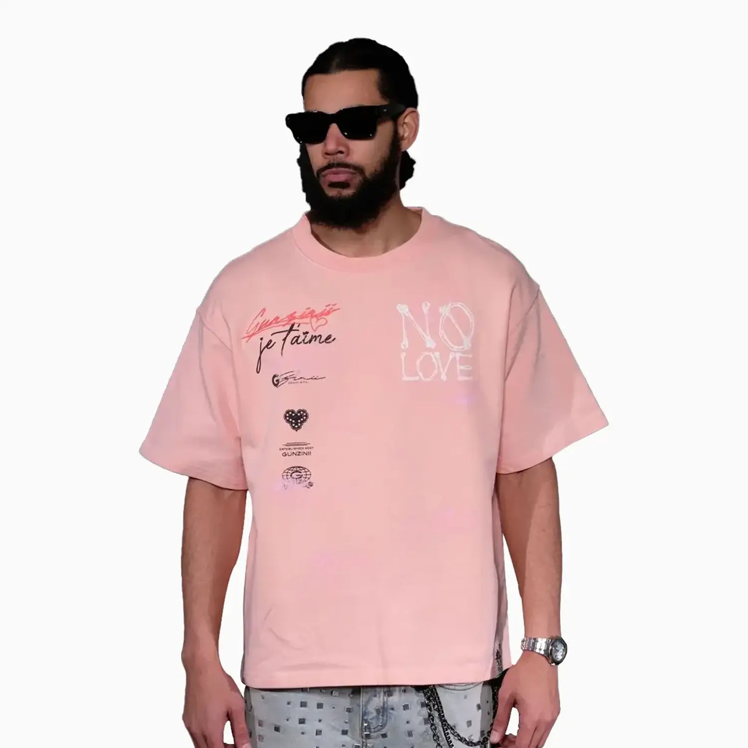 Men's NO LOVE Classics Outfit Gunzinii - Tops and Bottoms USA