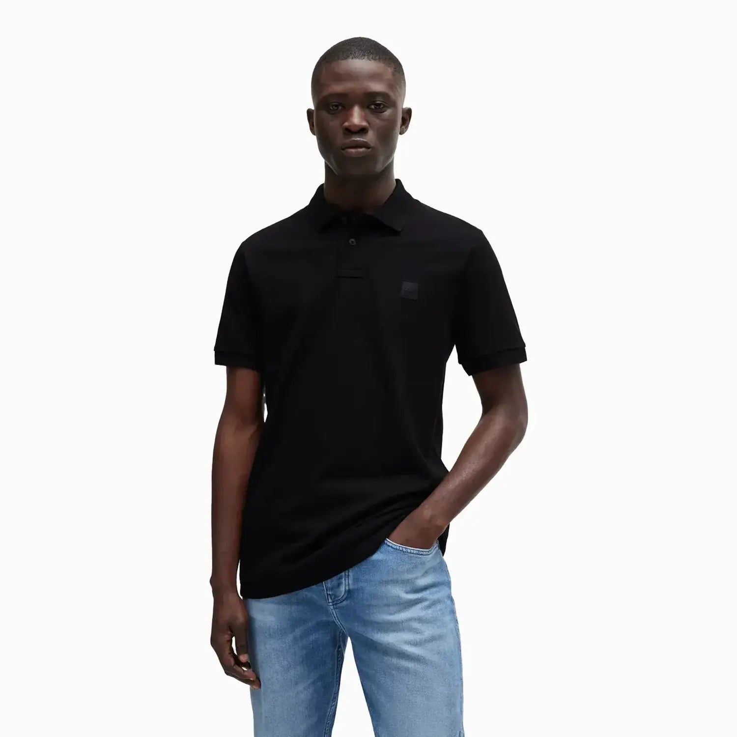 Hugo Boss Men's Extra Slim Fit Stretch Polo Shirt With Logo Tape