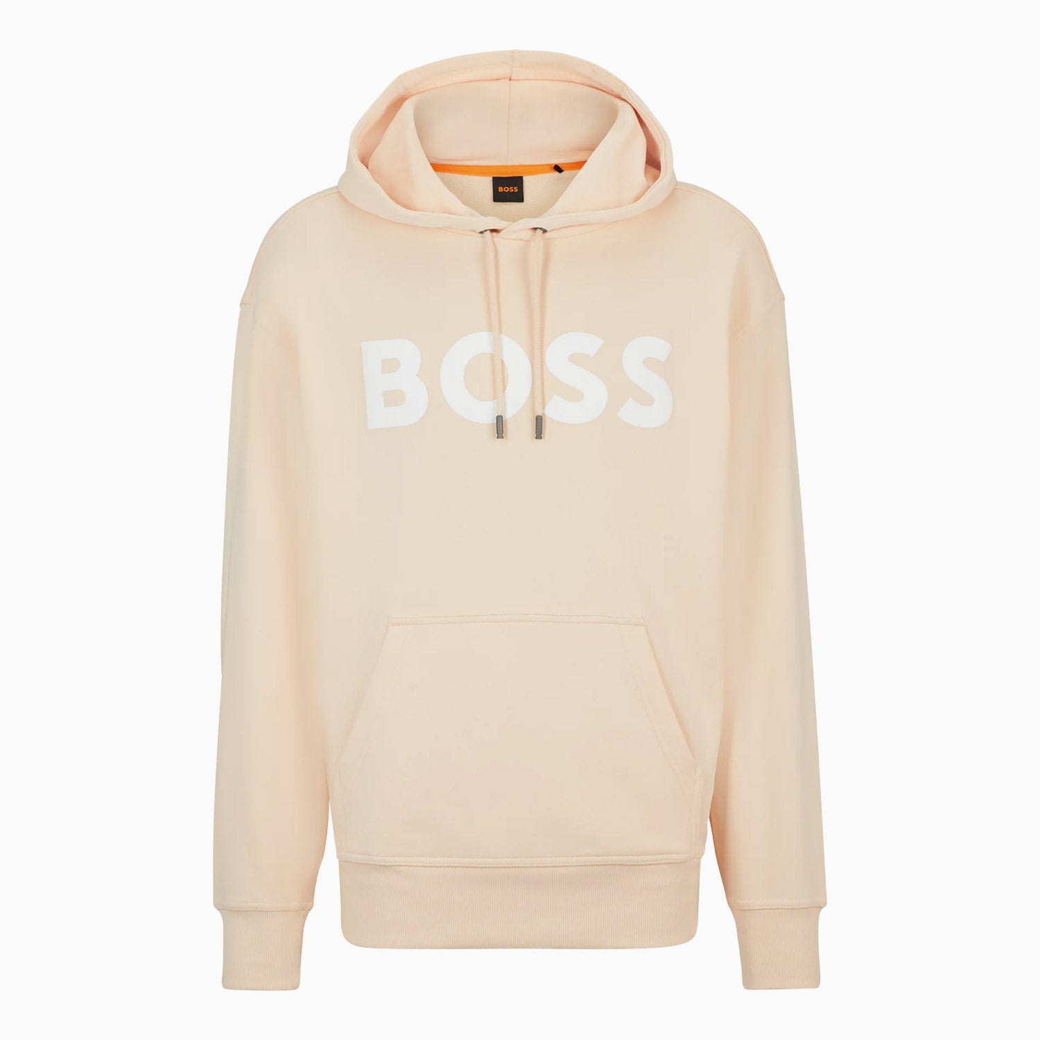 Men's Logo Print Hoodie In French Terry Cotton