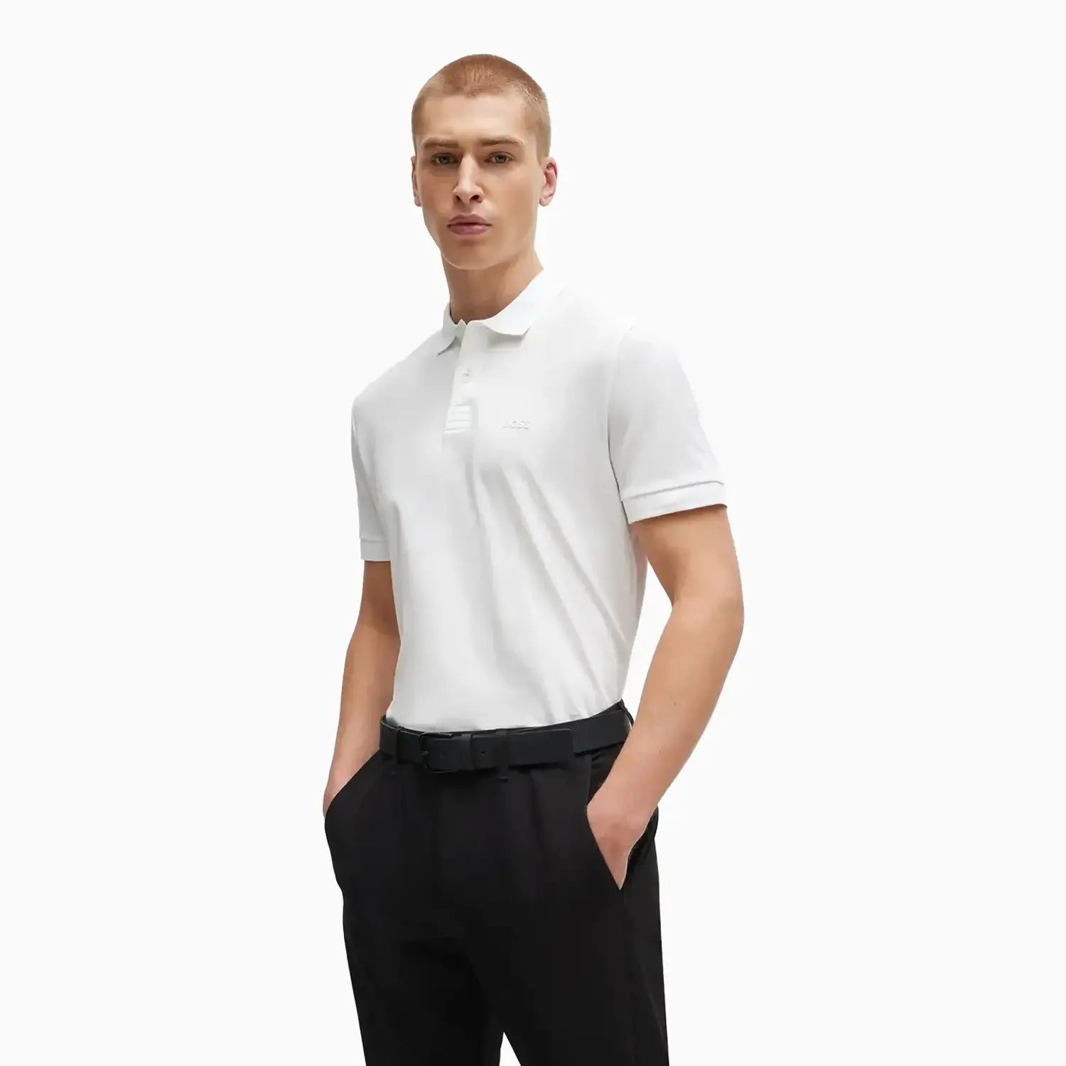 Boss Pio Short Sleeve Logo Polo Men Shirt