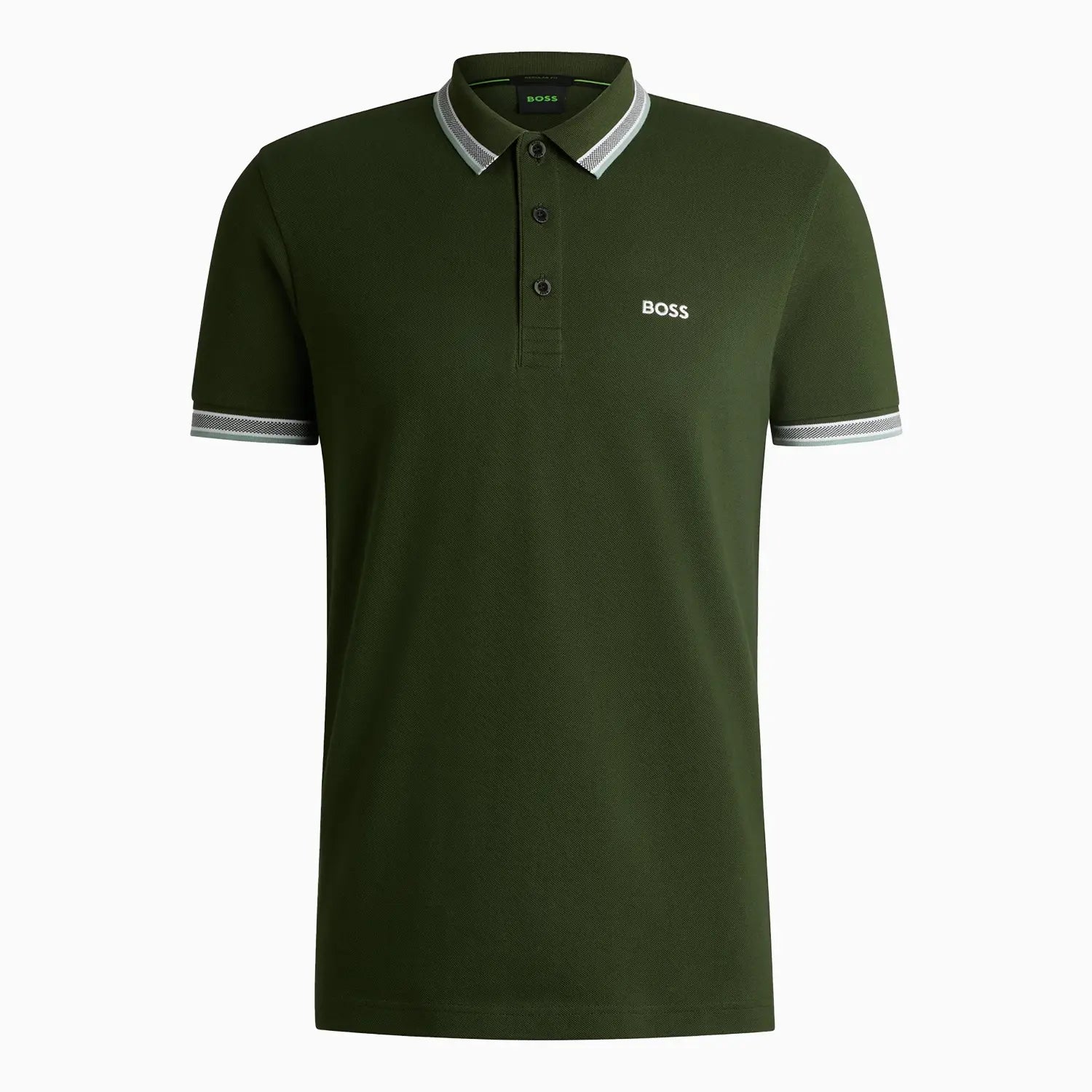 Men's Polo Shirt With Contrast Logo Details Hugo Boss - Tops and Bottoms USA
