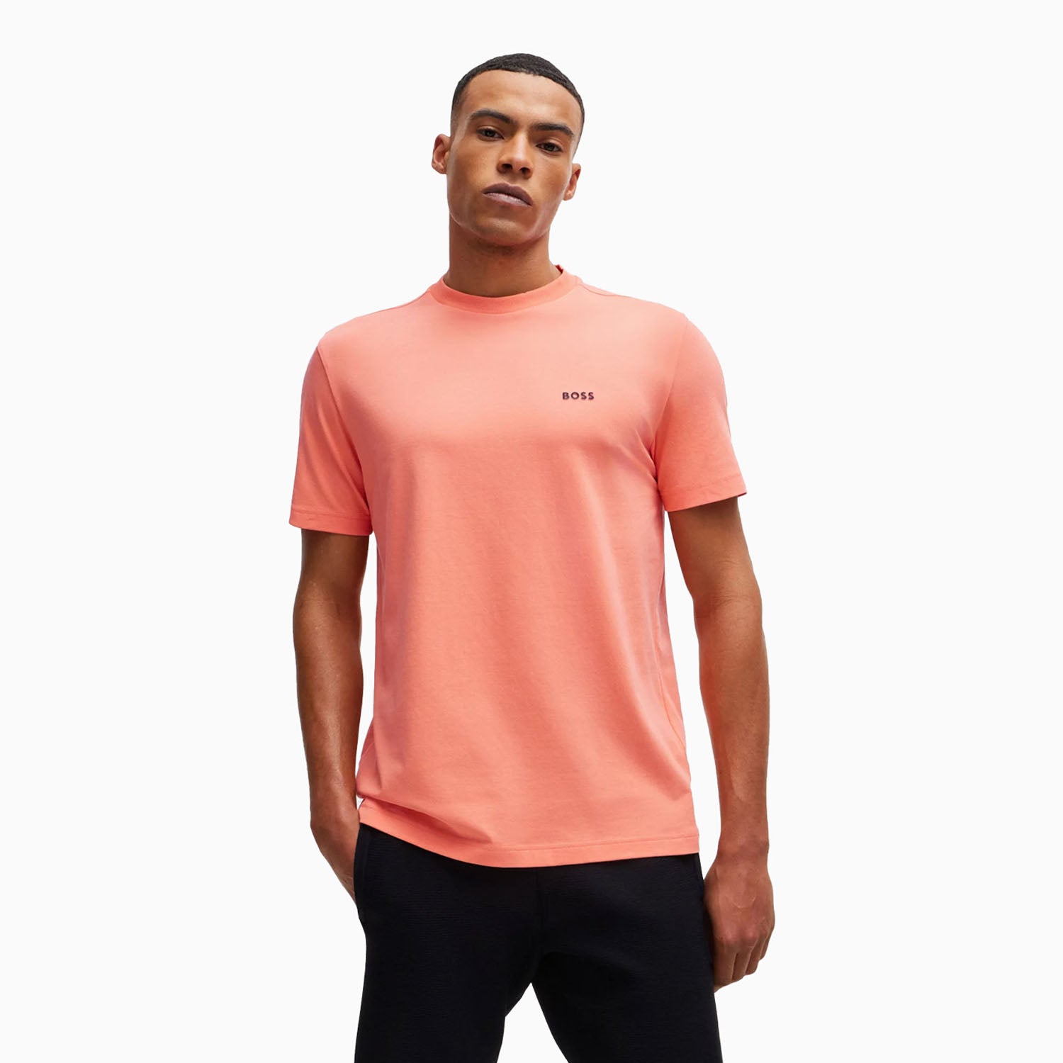 BOSS Men's Stretch Cotton Shirt White