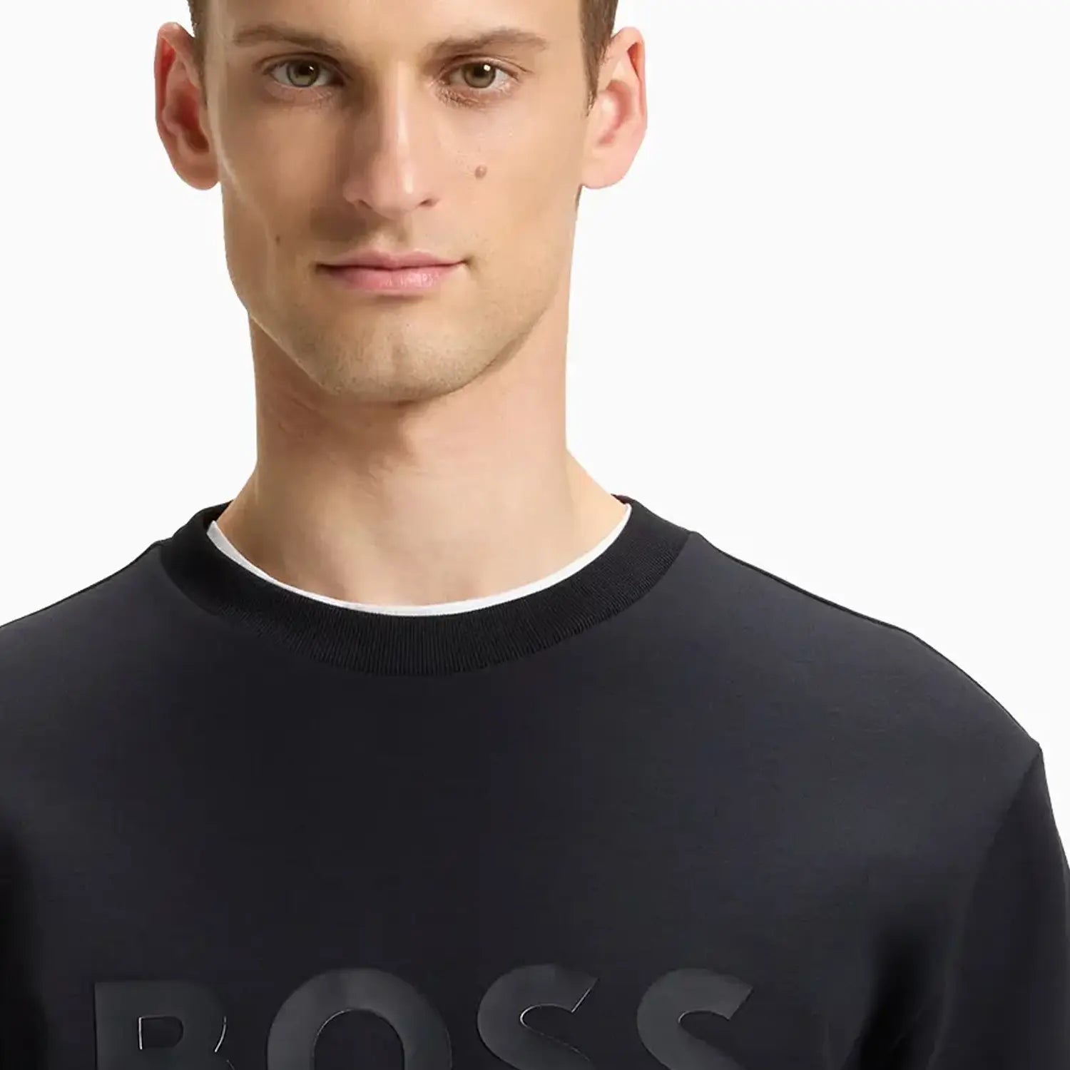 Men's Stretch Cotton Sweatshirt with Sandwich Logo