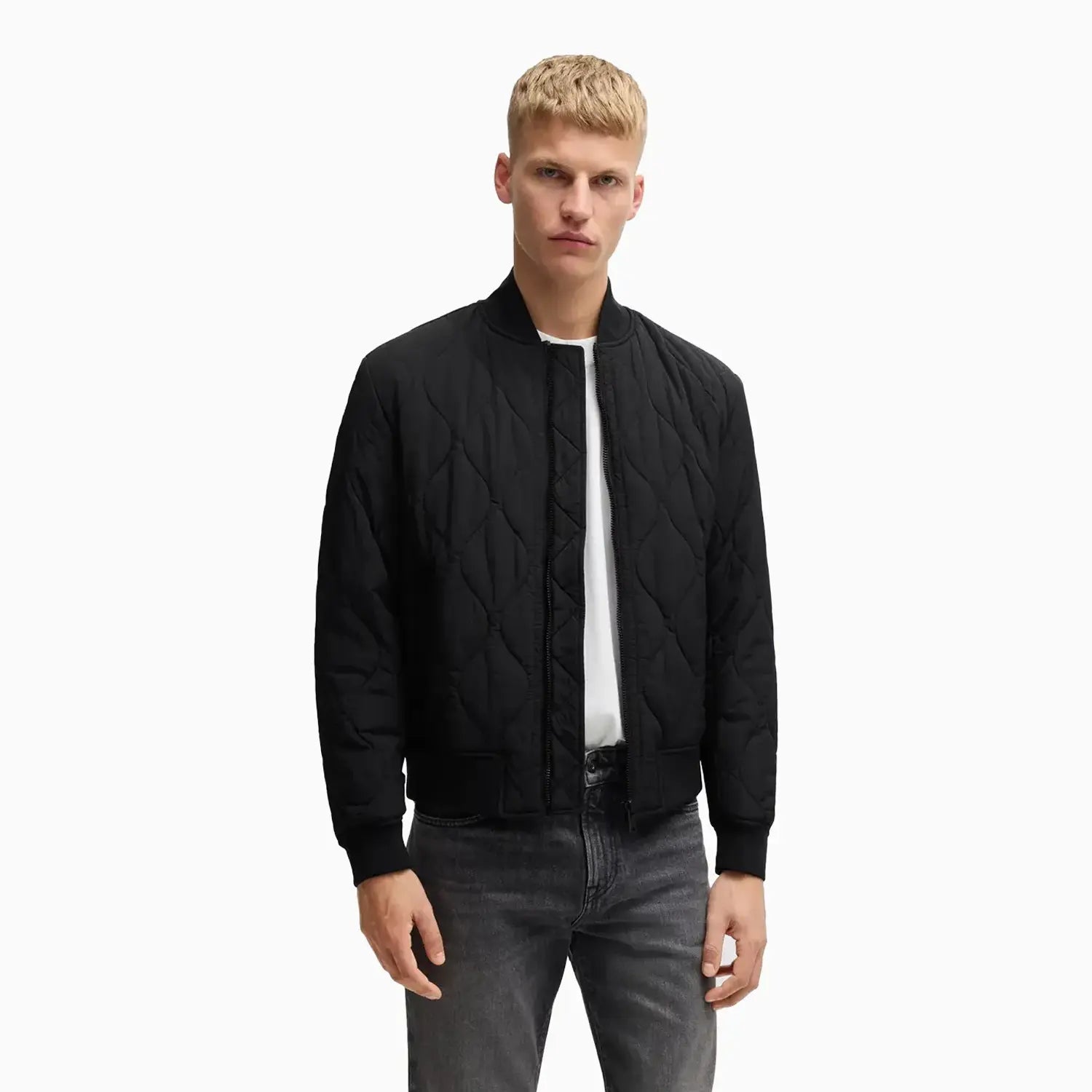 Hugo Boss Men's Water Repellent Jacket With Onion Quilting