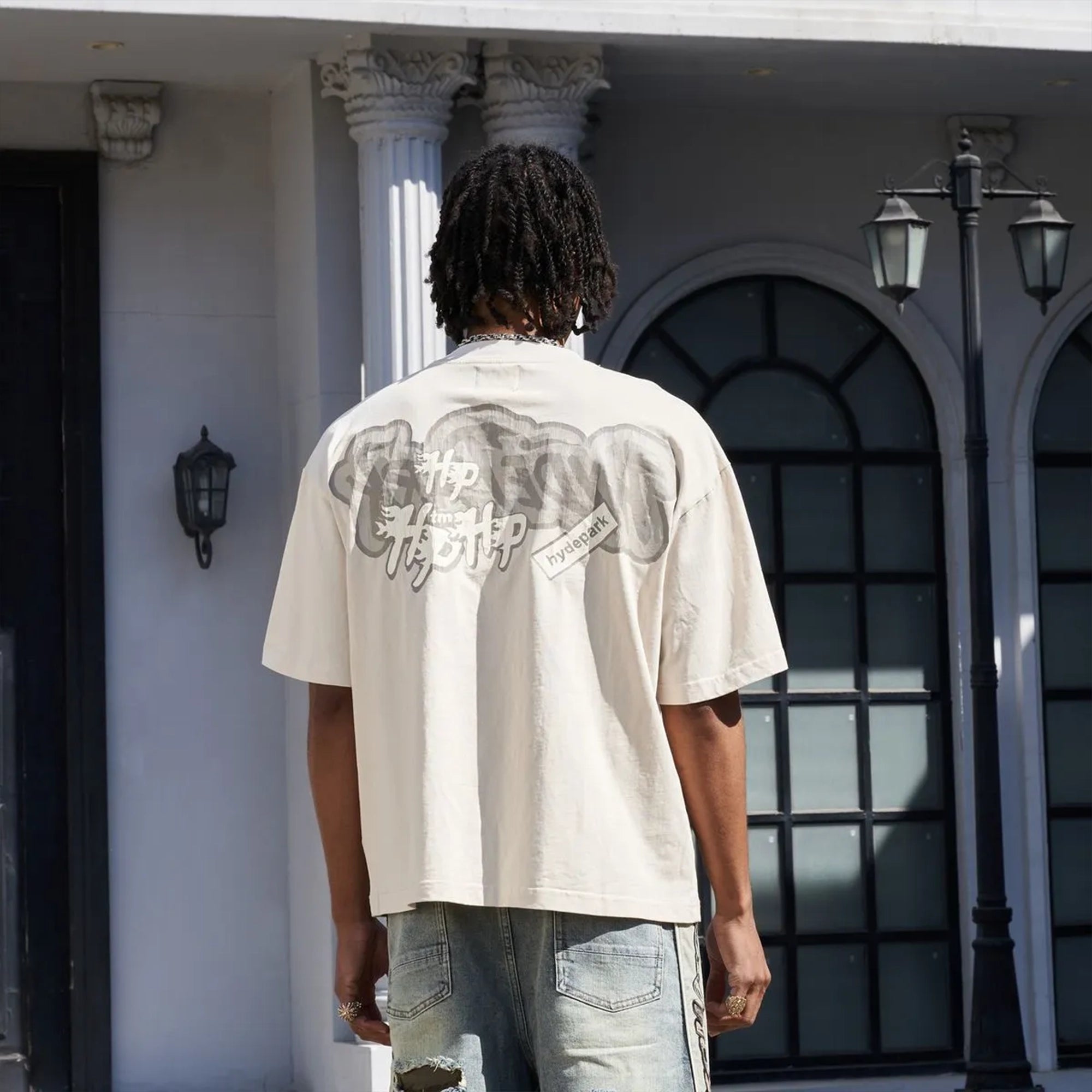 Men's Monochrome Short Sleeve T-Shirt Hyde park - Tops and Bottoms USA