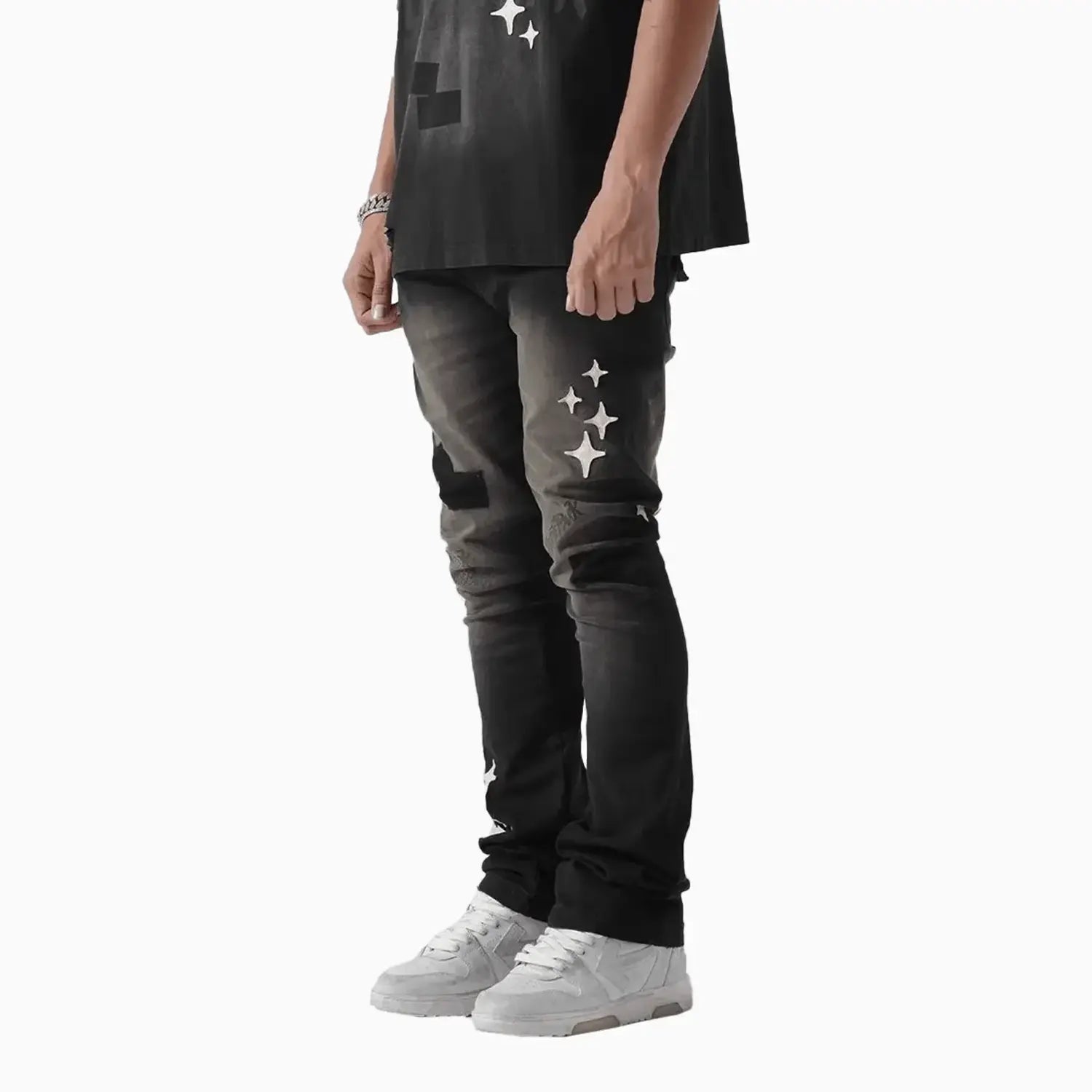 Hyde Park Men's Pivotal Skinny Flare Denim Pant