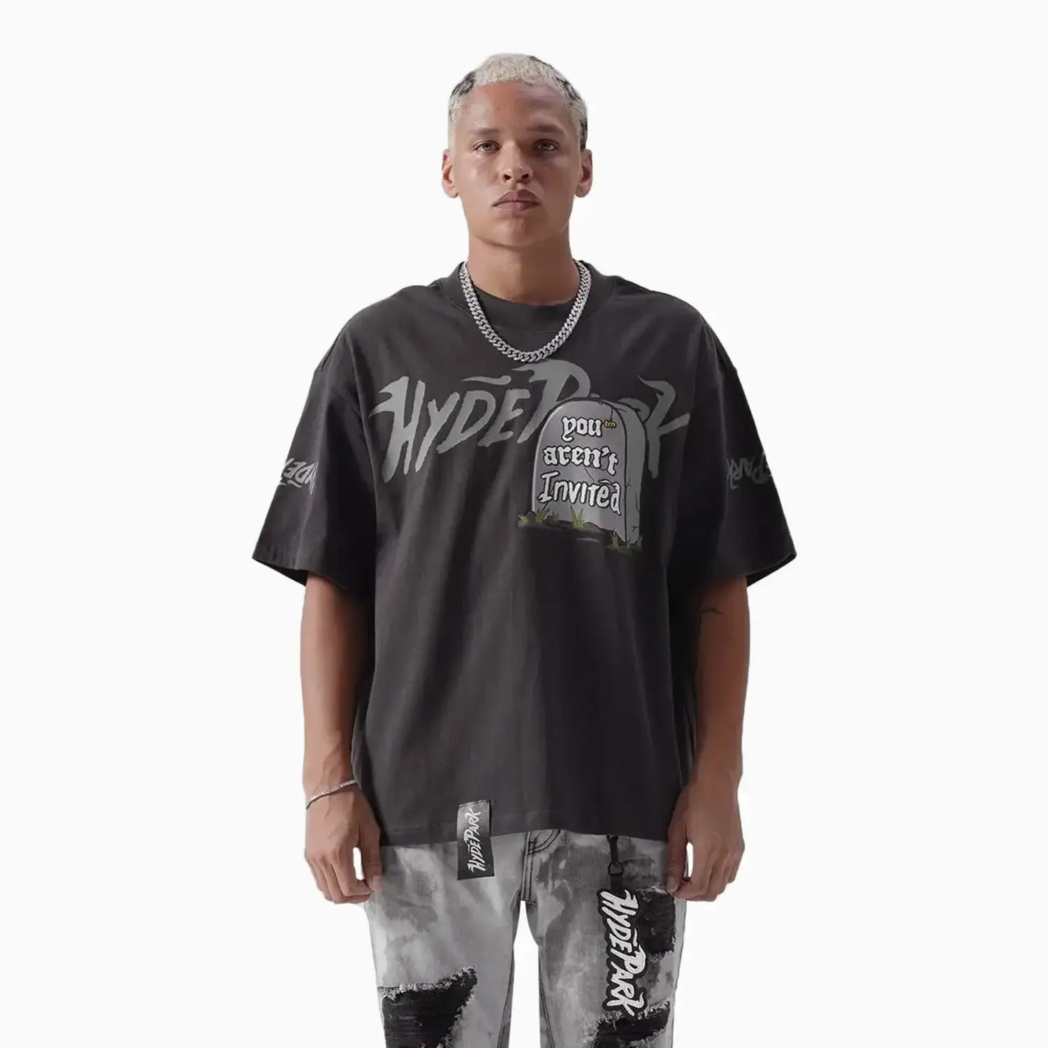 Men's Tombstoned Short Sleeve T-Shirt Hyde park - Tops and Bottoms USA