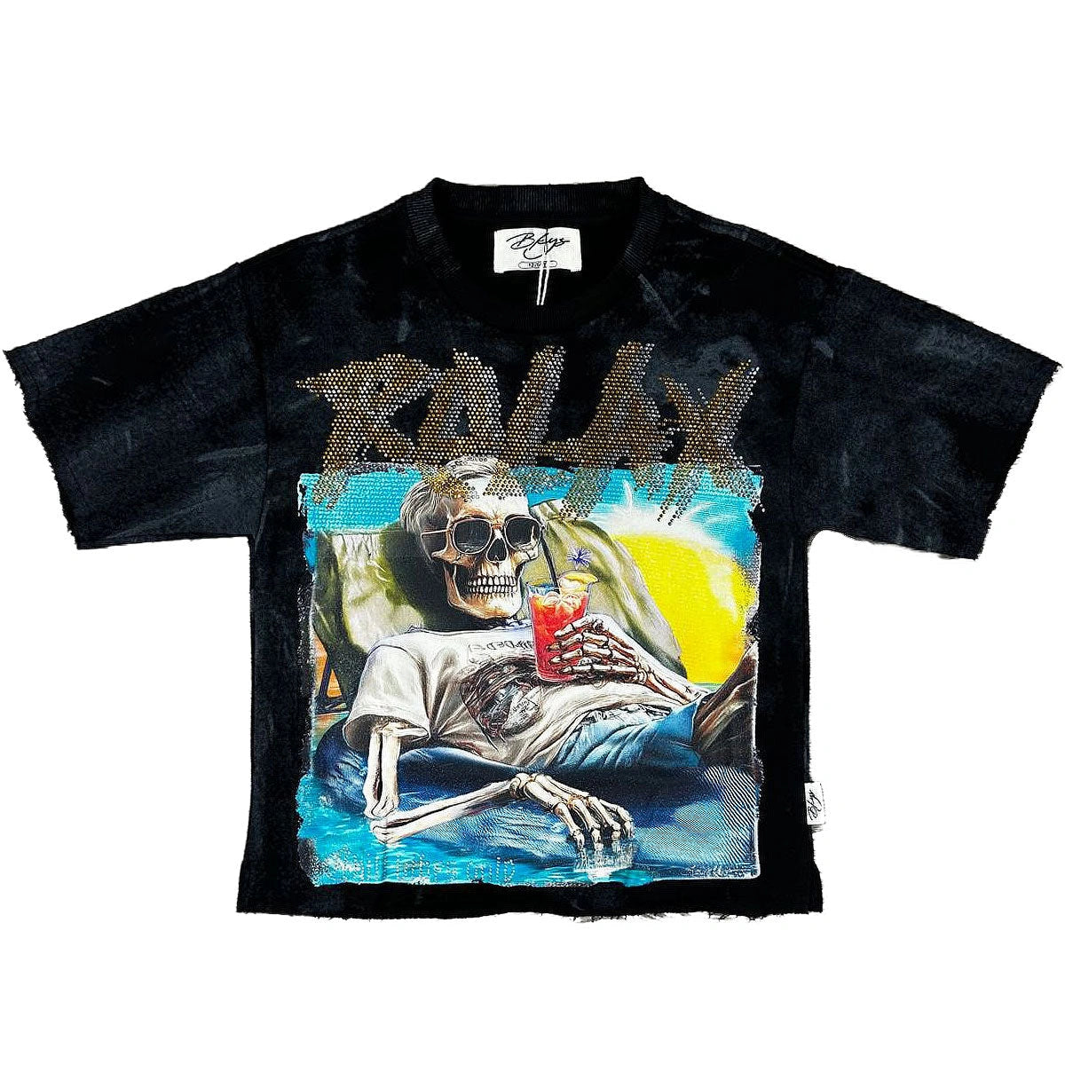 Kid's Relax F Terry Cropped T-Shirt