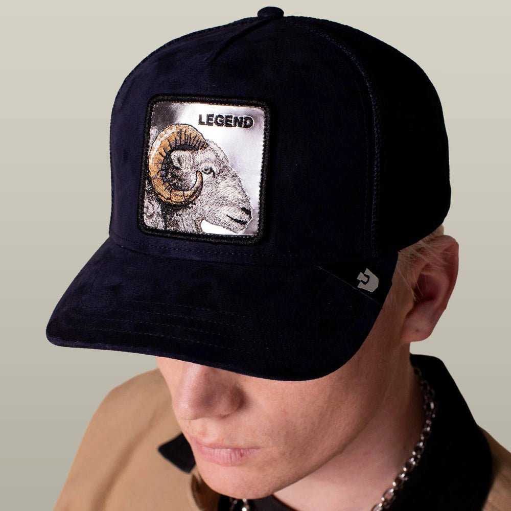 Silver Legend Trucker Hat Goorin Bros - Tops and Bottoms USA