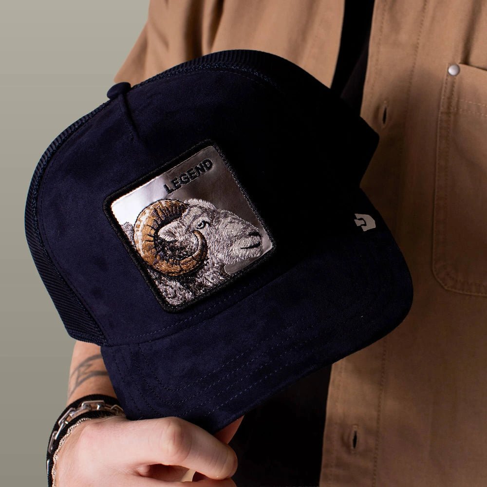 Silver Legend Trucker Hat Goorin Bros - Tops and Bottoms USA
