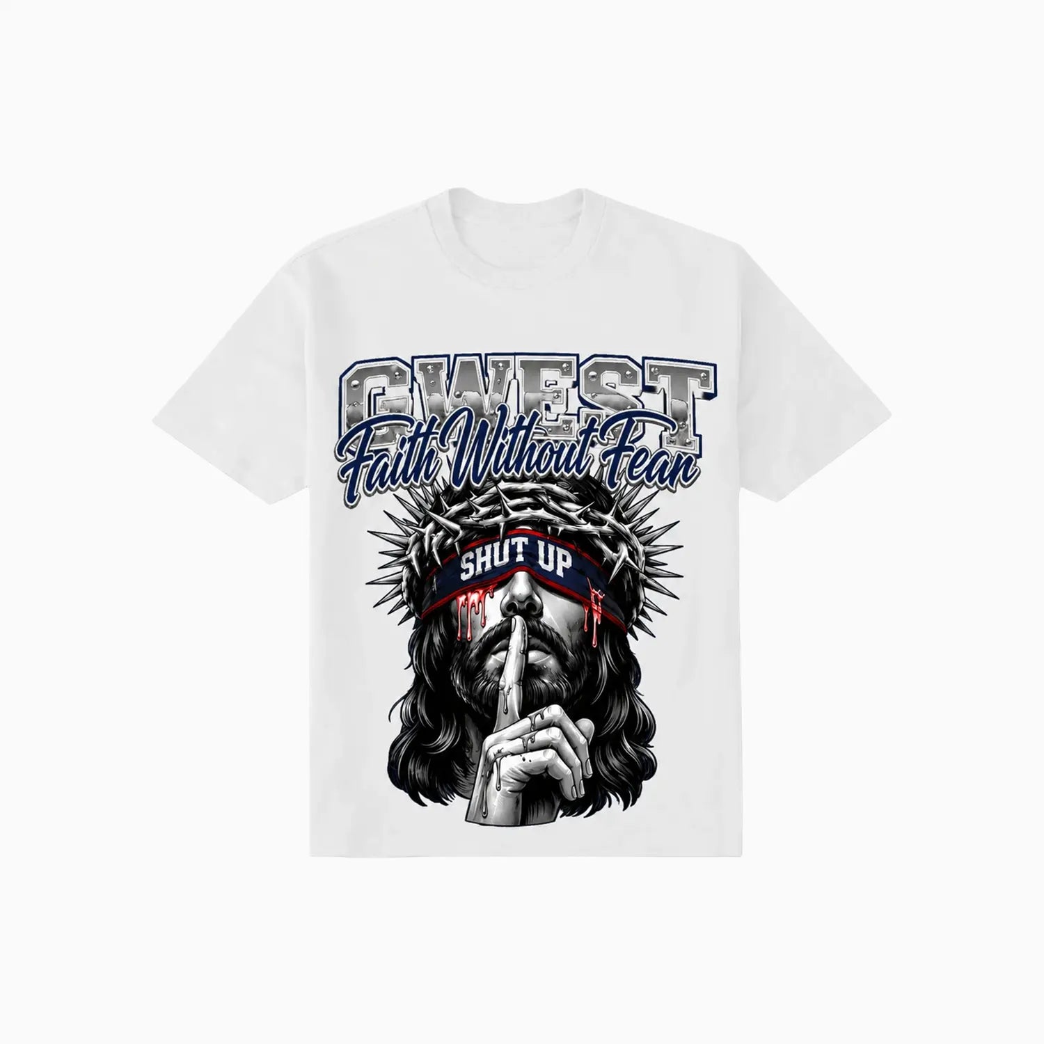 Men's Silence Speaks T-Shirt G West - Tops and Bottoms USA