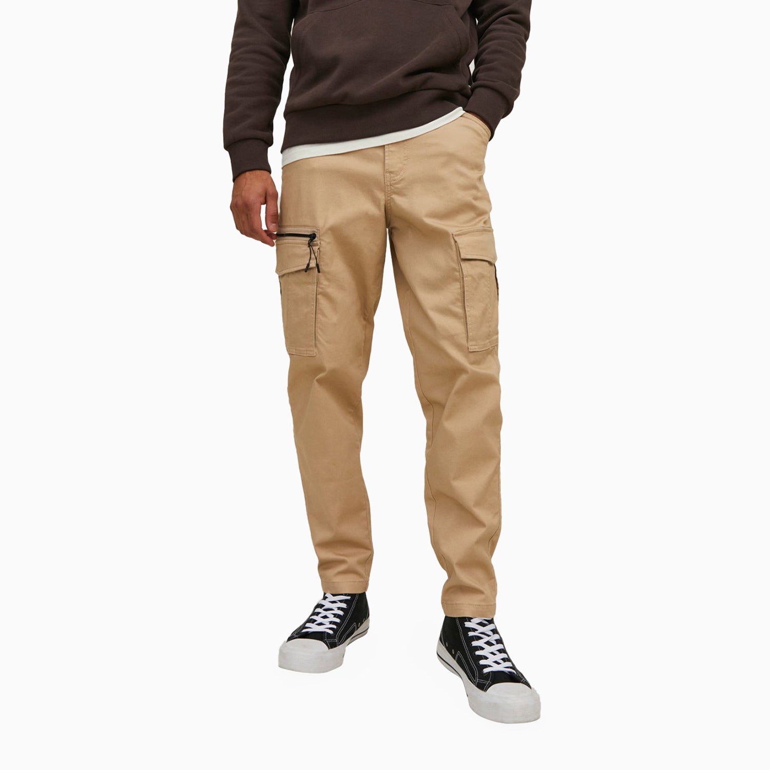 Jack & Jones KANE AKM - Cargobroek - asphalt/donkergrijs Jack & Jones KANE AKM - Cargobroek - asphalt/donkergrijs