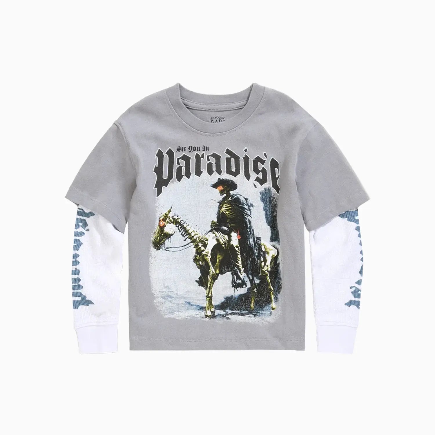 Kid's Night Rider Waffle Thermal T-Shirt