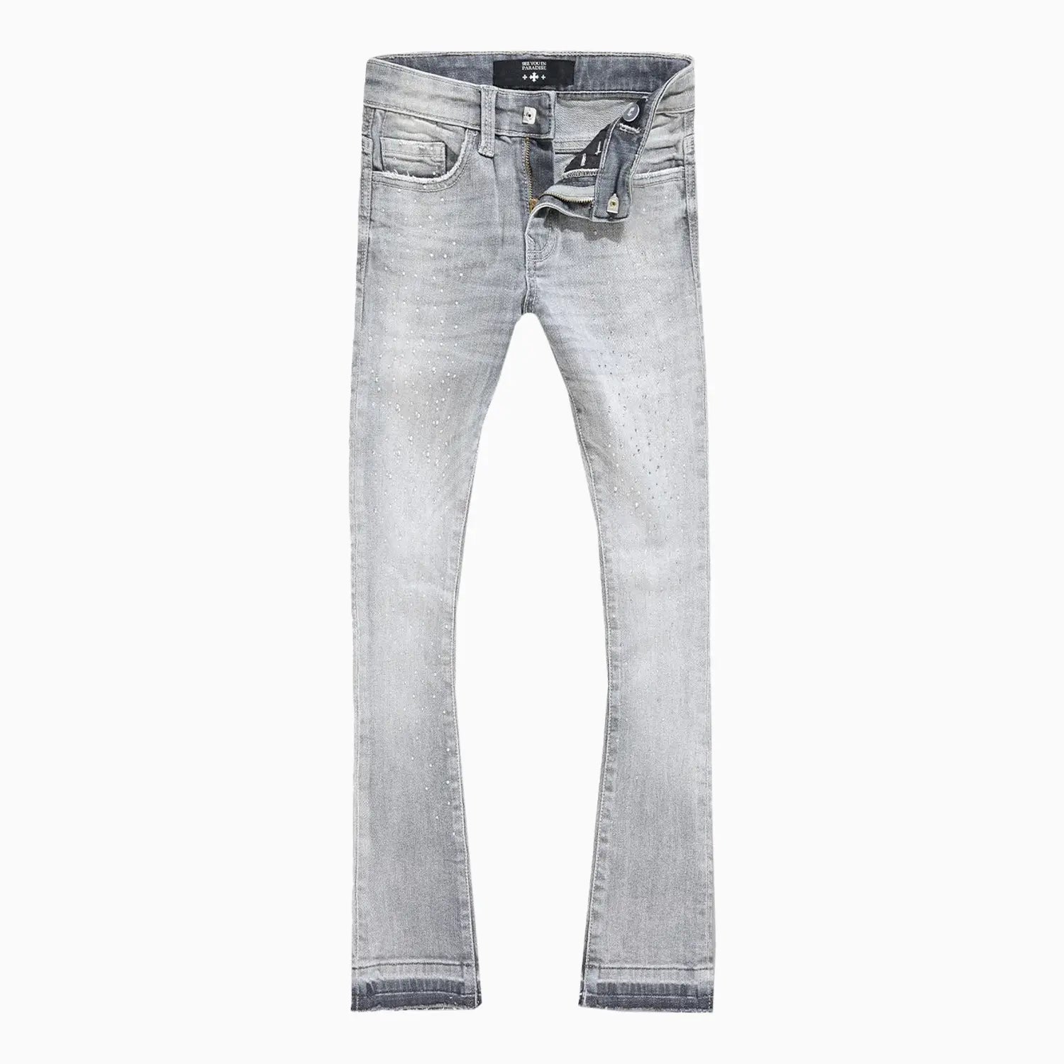 Kid's Super Skinny Stacked Starry Night Denim Pant