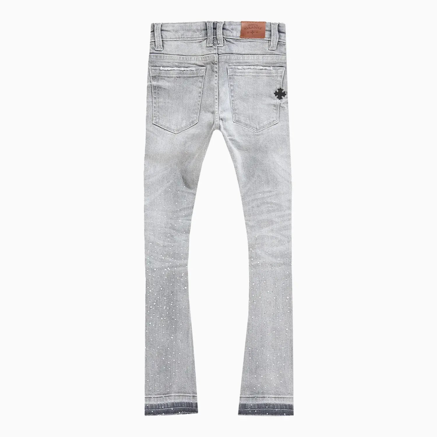 Kid's Super Skinny Stacked Starry Night Denim Pant