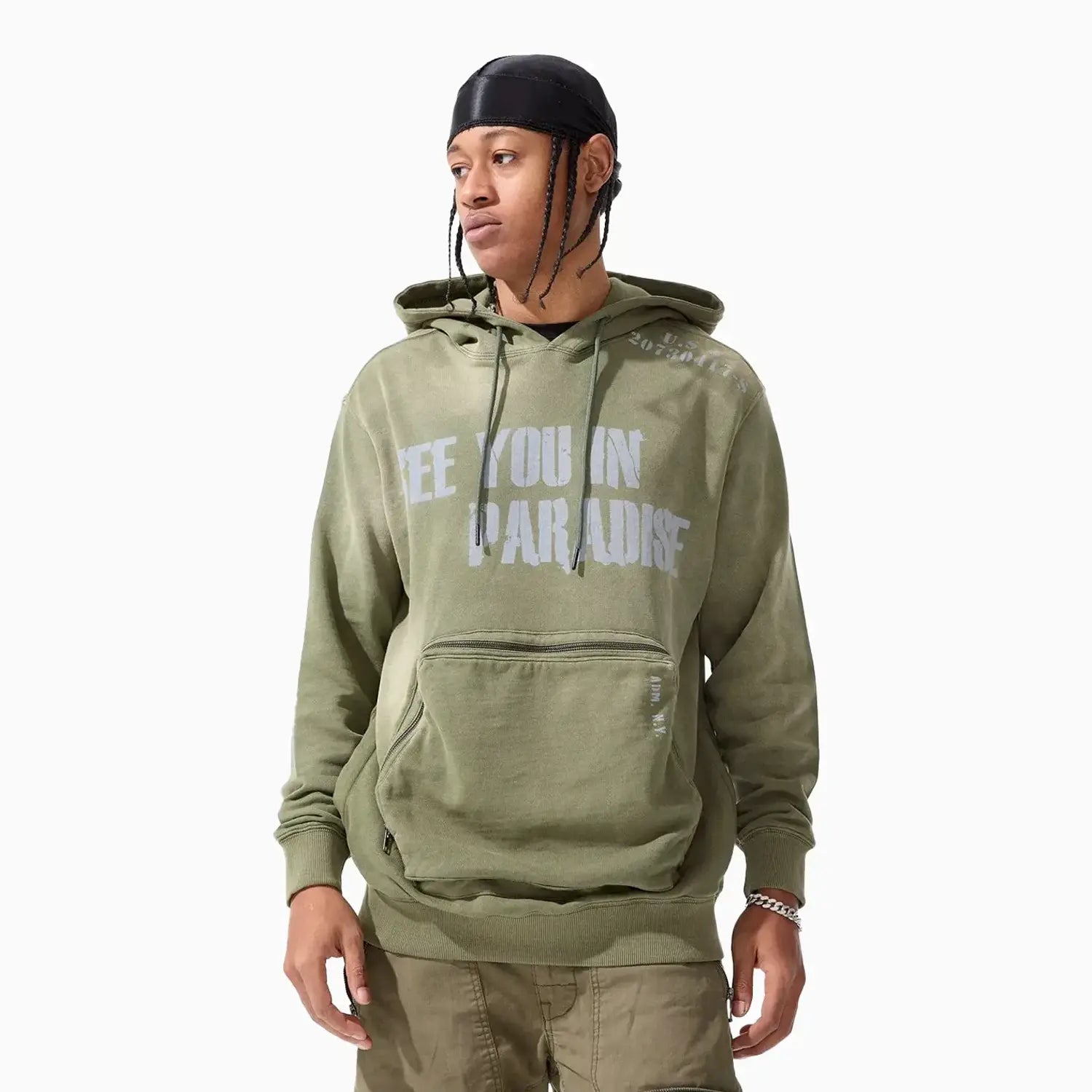 Men's Infantry Division Pull Over Hoodie Jordan Craig - Tops and Bottoms USA