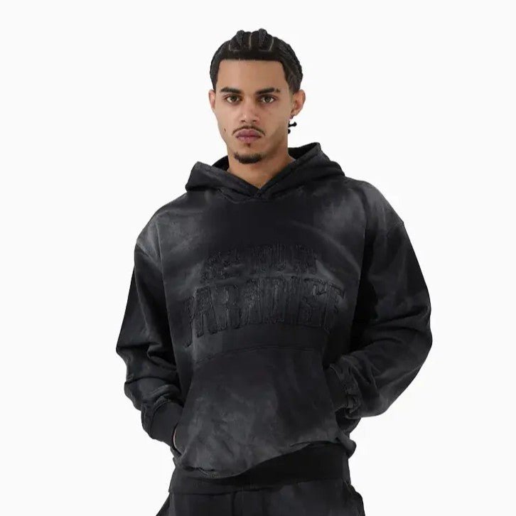 Men's Oasis Washed Pull Over Hoodie Jordan Craig - Tops and Bottoms USA