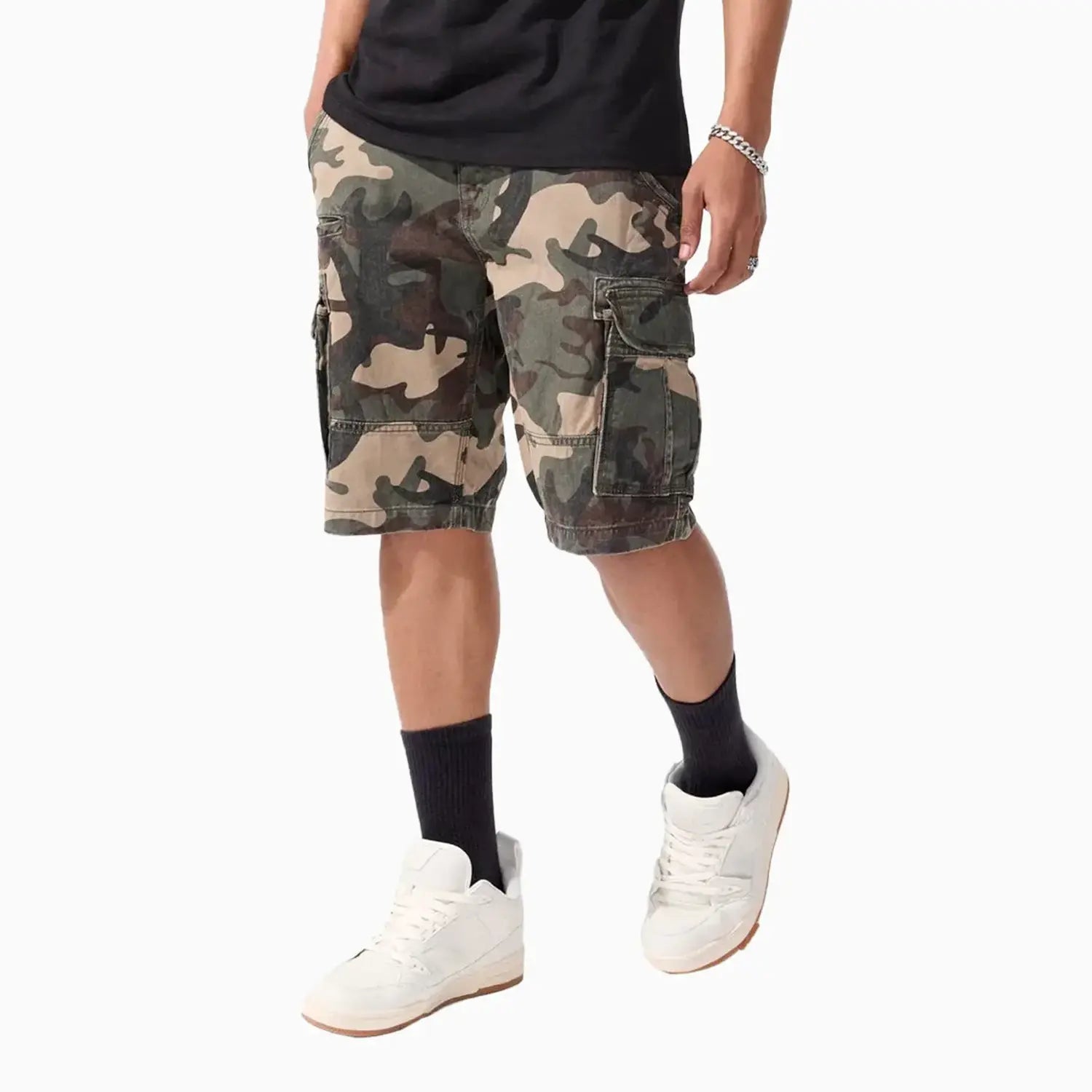 Men's OG - Xavier Camo Cargo Shorts Jordan Craig - Tops and Bottoms USA