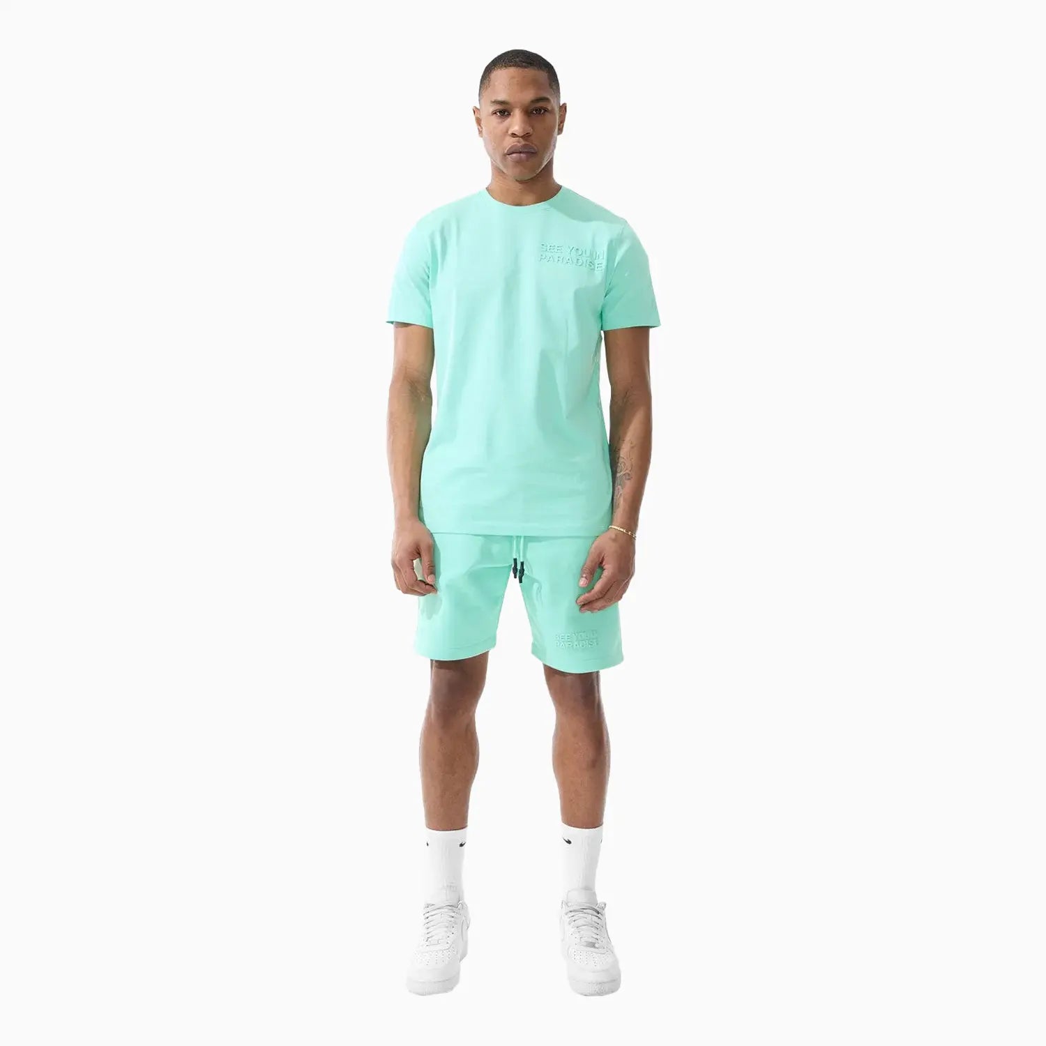 Men's Retro Paradise Tonal Outfit Jordan Craig - Tops and Bottoms USA
