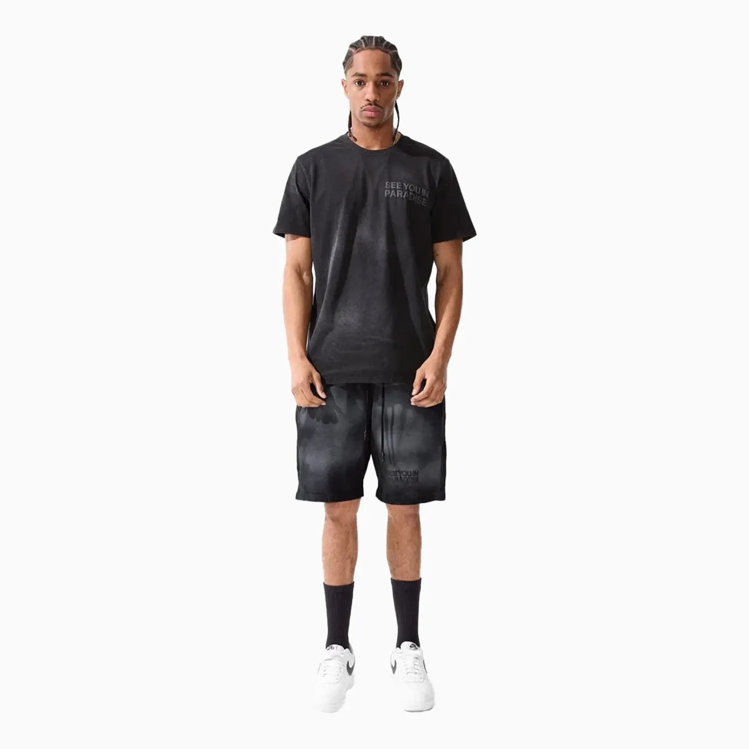Men's Retro Paradise Washed Outfit Jordan Craig - Tops and Bottoms USA