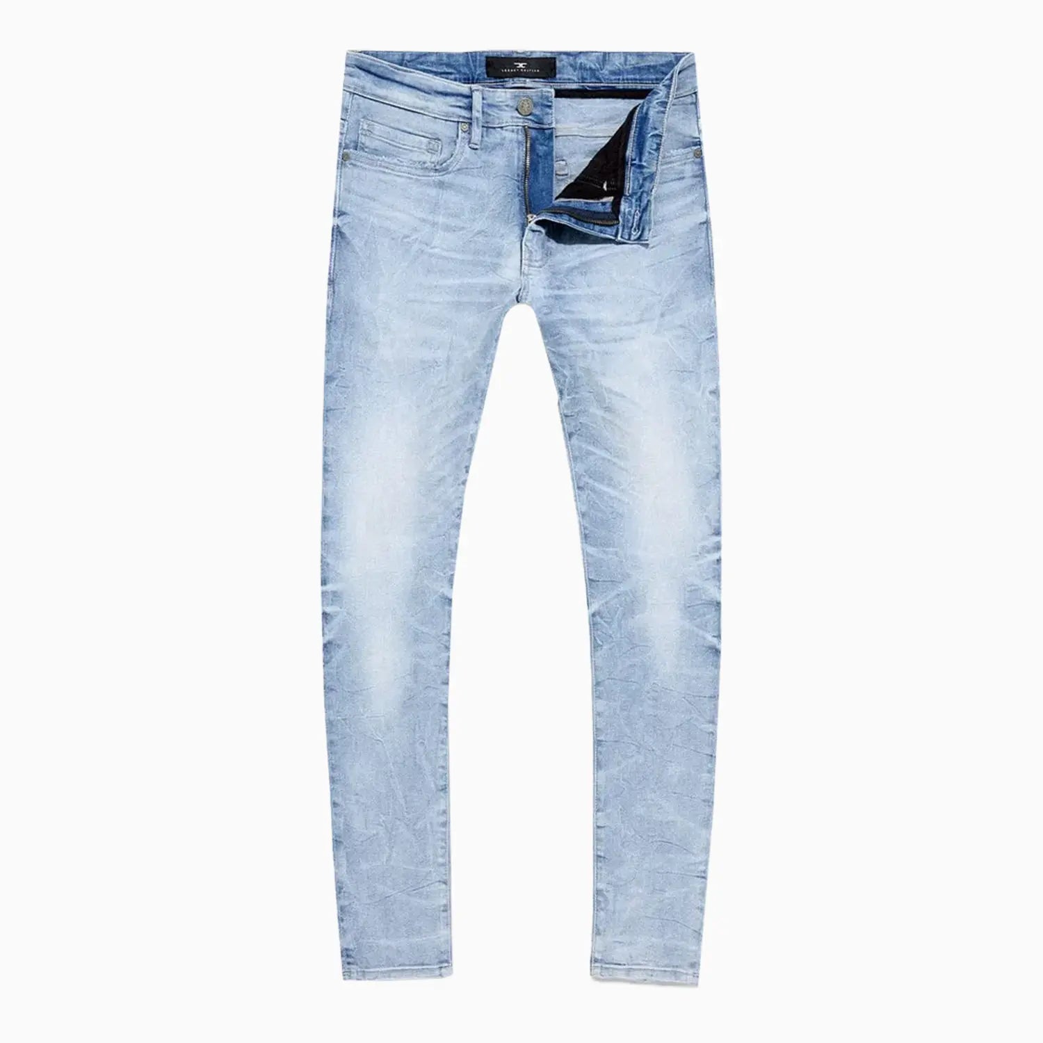 Men's Slim Taper Fit Alexander Pure Denim Pant Jordan Craig - Tops and Bottoms USA