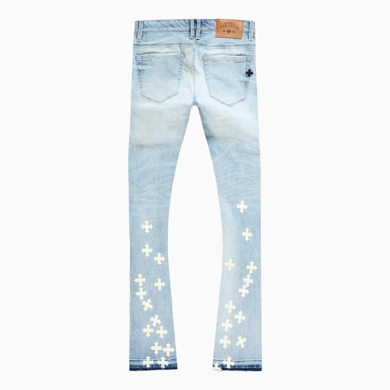 Men's Super Skinny Stacked Forbidden Fruit Denim Pant