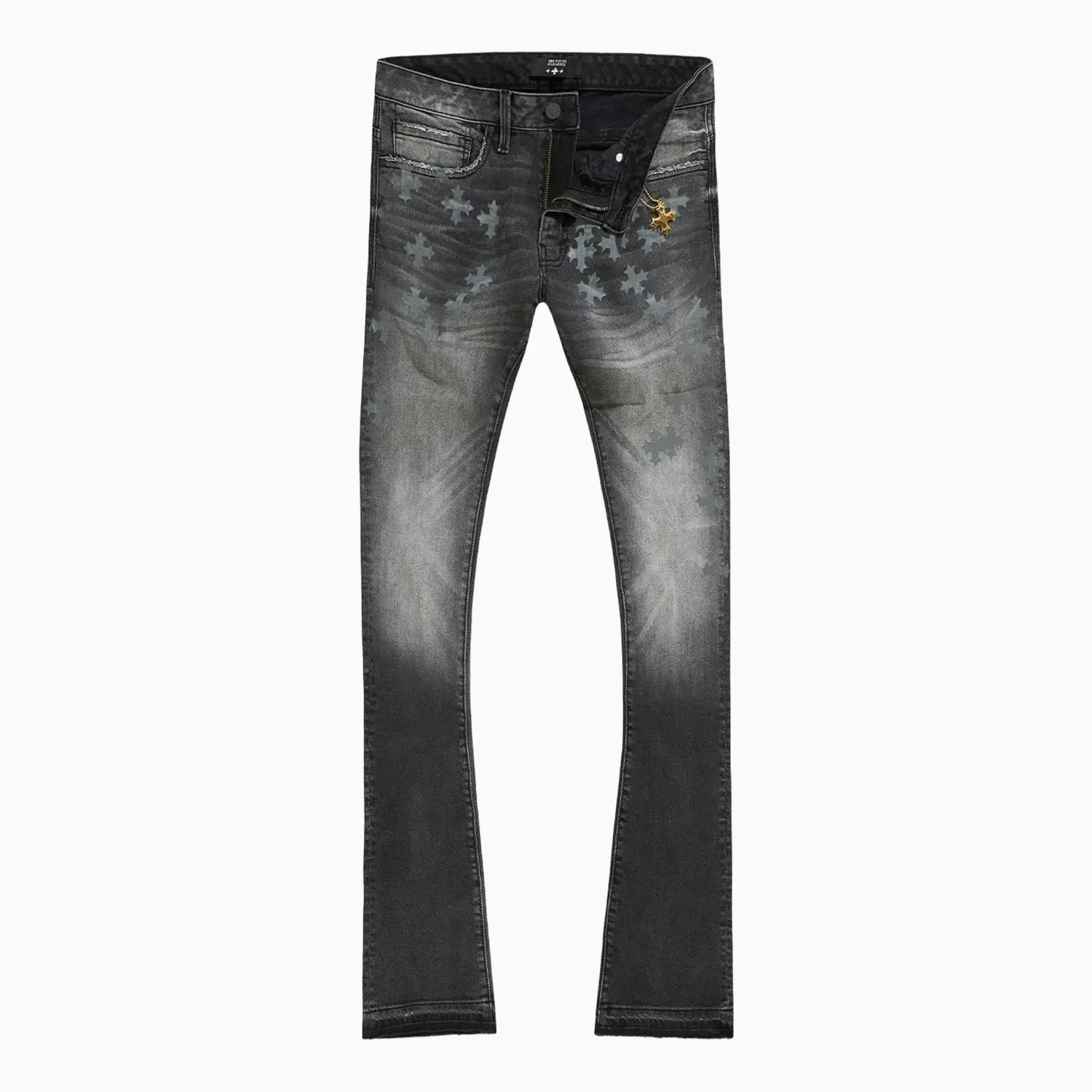 Men's Super Skinny Stacked Forbidden Fruit Denim Pant
