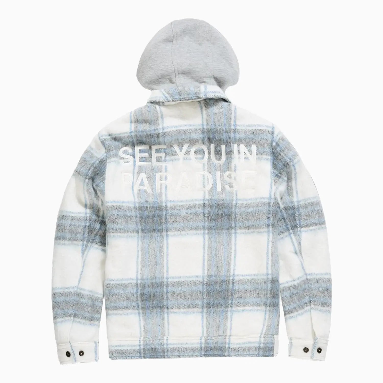 Men's SYIP Flannel Over Shirt With Hood