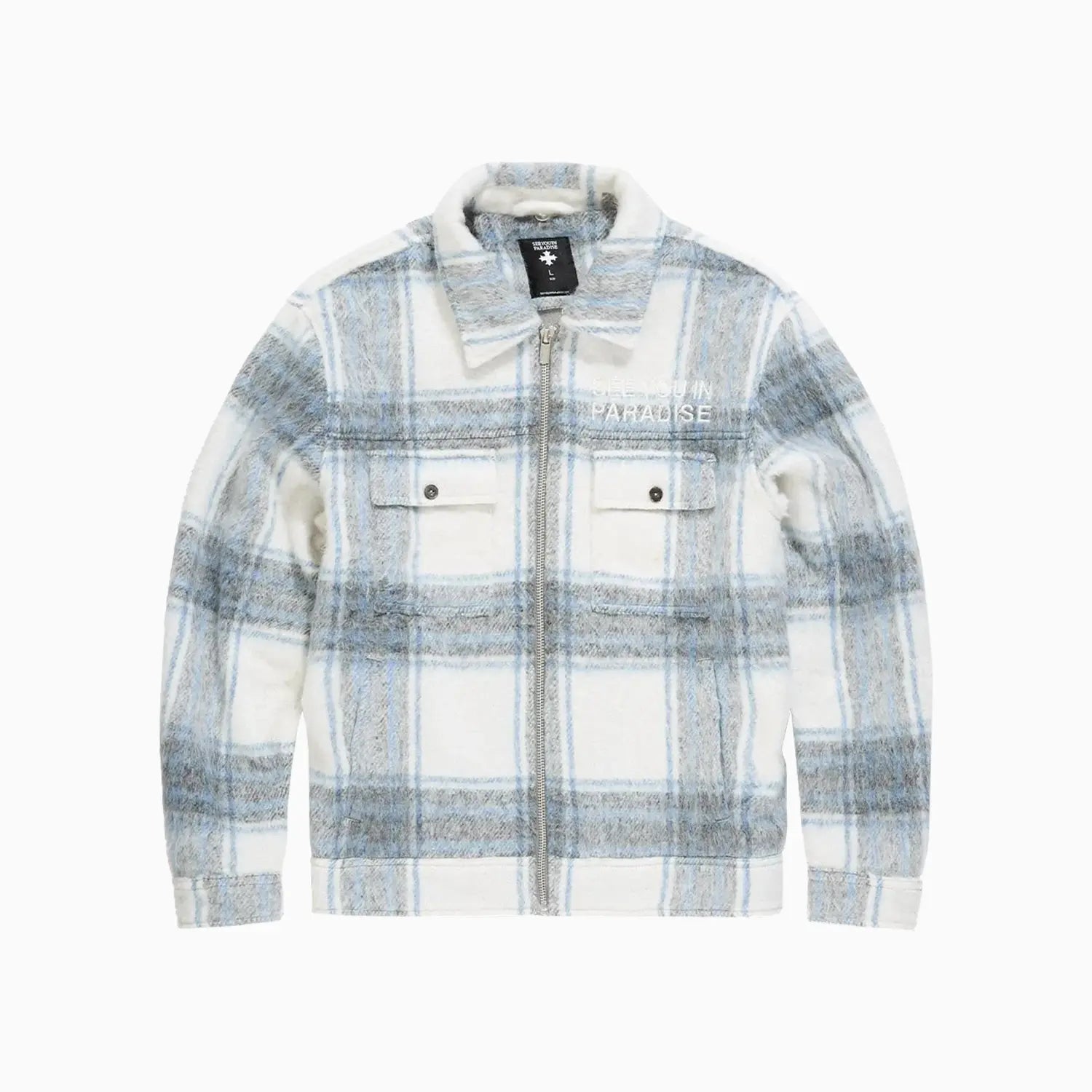 Men's SYIP Flannel Over Shirt With Hood