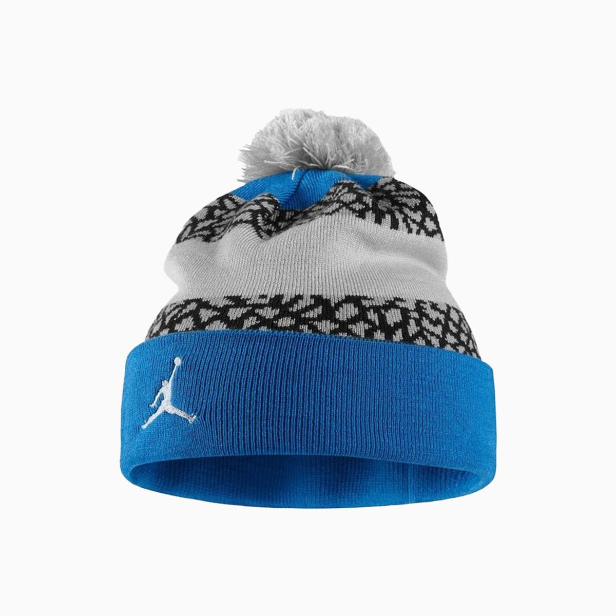 Jordan Jumpman Striped Beanie Hat Jordan - Tops and Bottoms USA