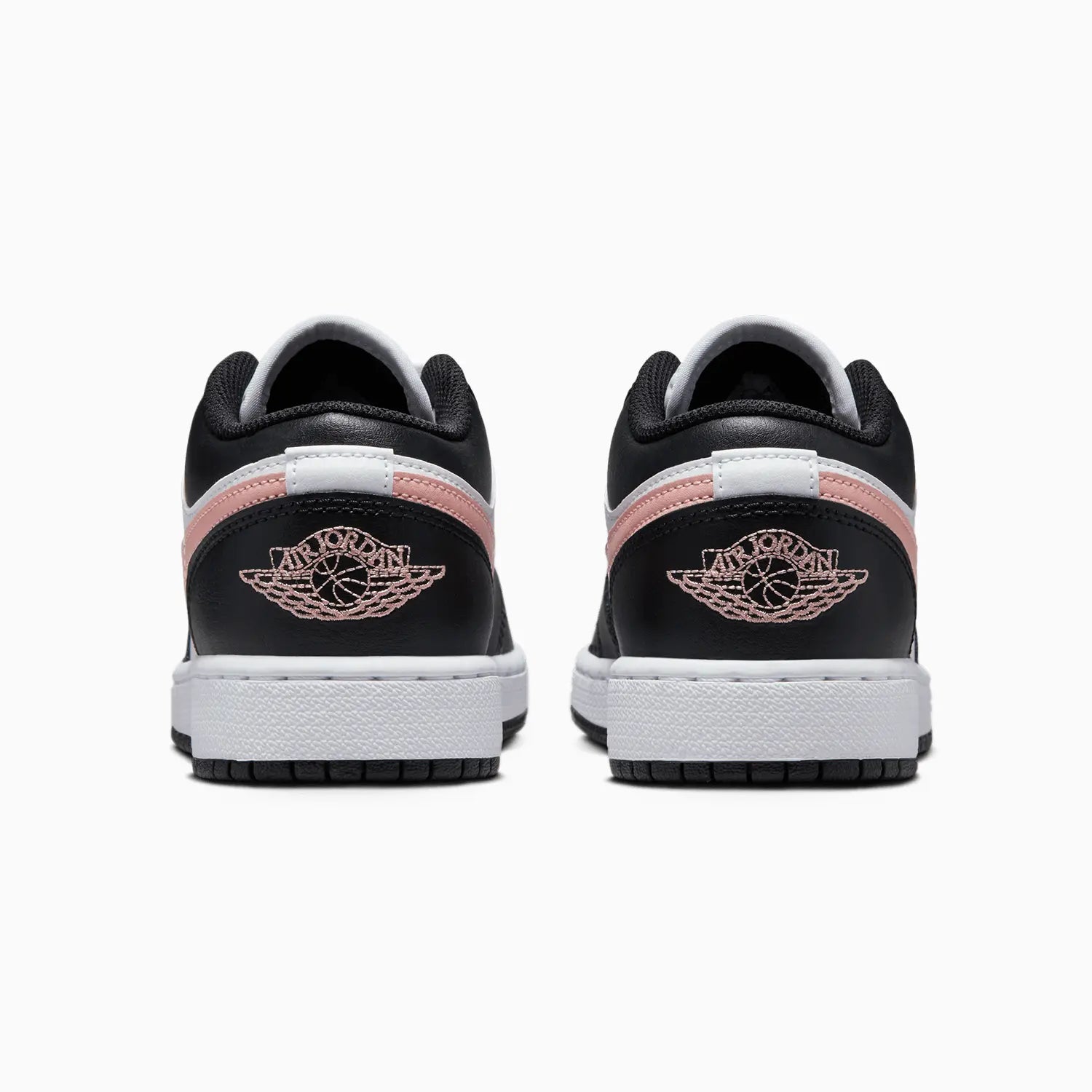 Kid's Air Jordan 1 Low "Black Rust Pink" Grade School Jordan - Tops and Bottoms USA