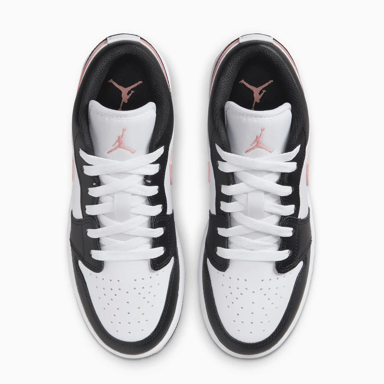 Kid's Air Jordan 1 Low "Black Rust Pink" Grade School Jordan - Tops and Bottoms USA