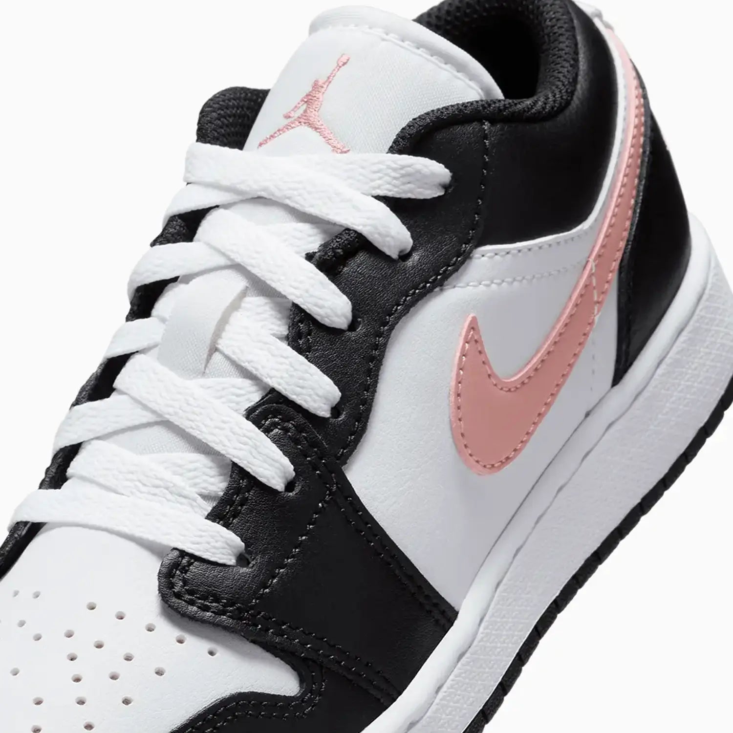 Kid's Air Jordan 1 Low "Black Rust Pink" Grade School Jordan - Tops and Bottoms USA