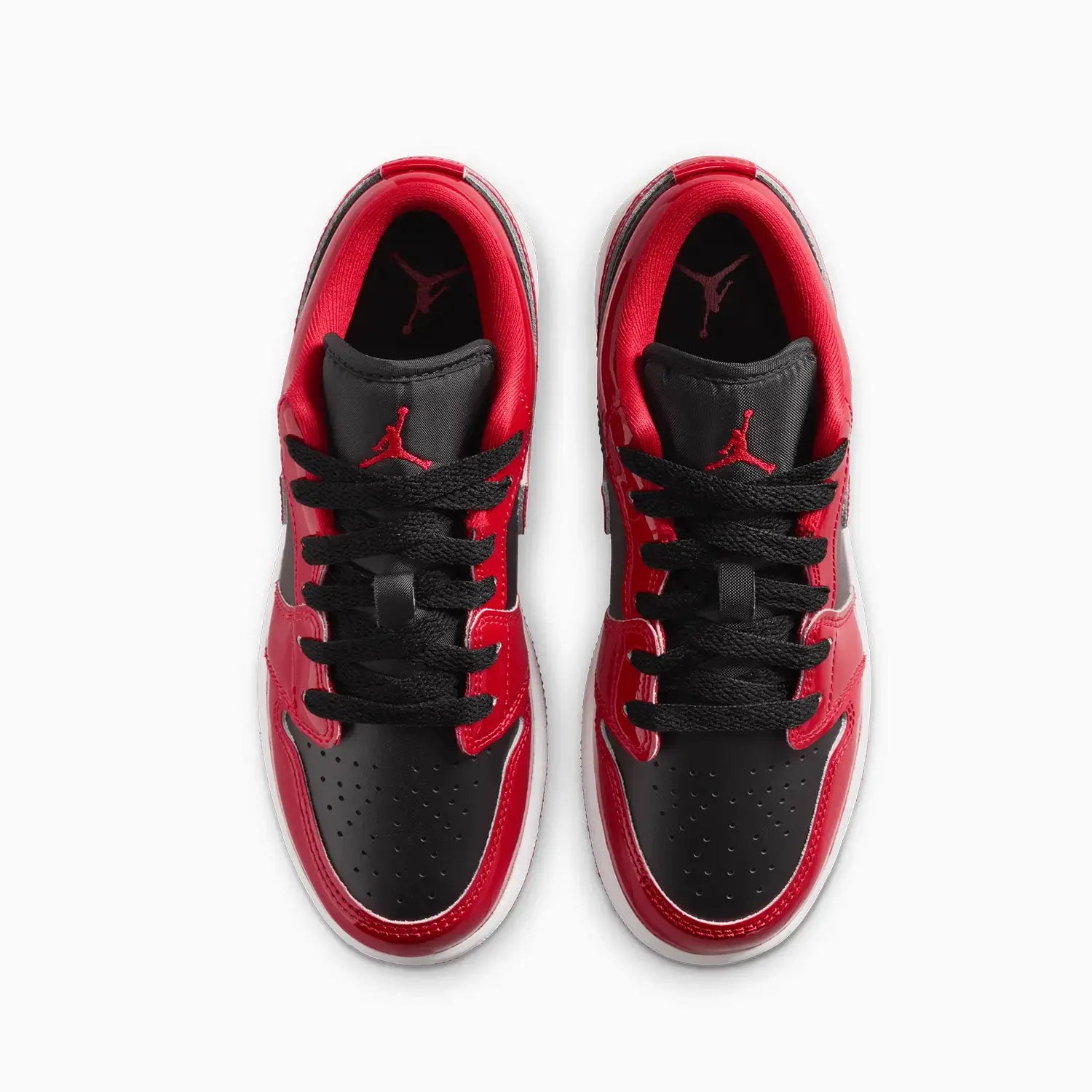 Kid's Air Jordan 1 Low SE "Patent Bred Toe" Grade School