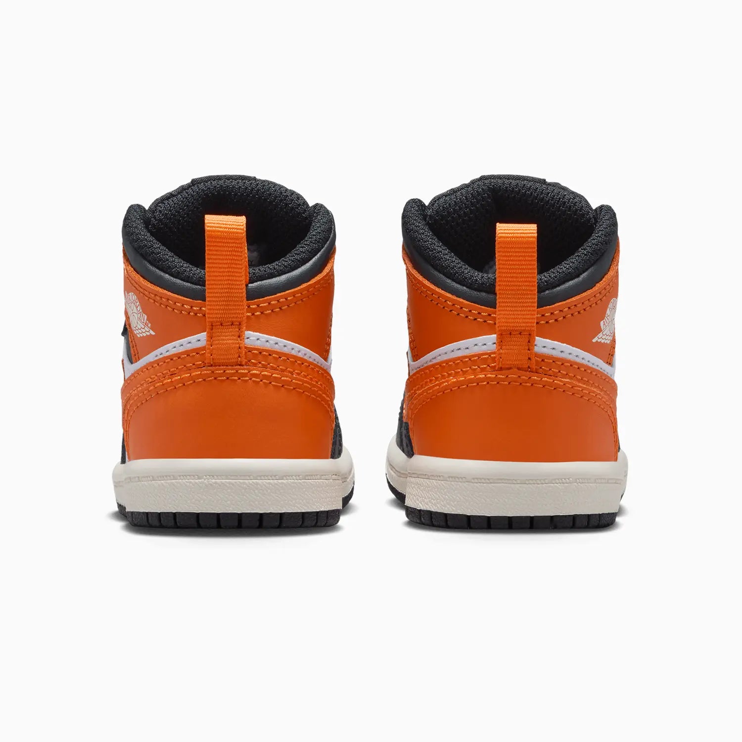 Kid's Air Jordan 1 Mid "Black Toe Starfish" Toddlers