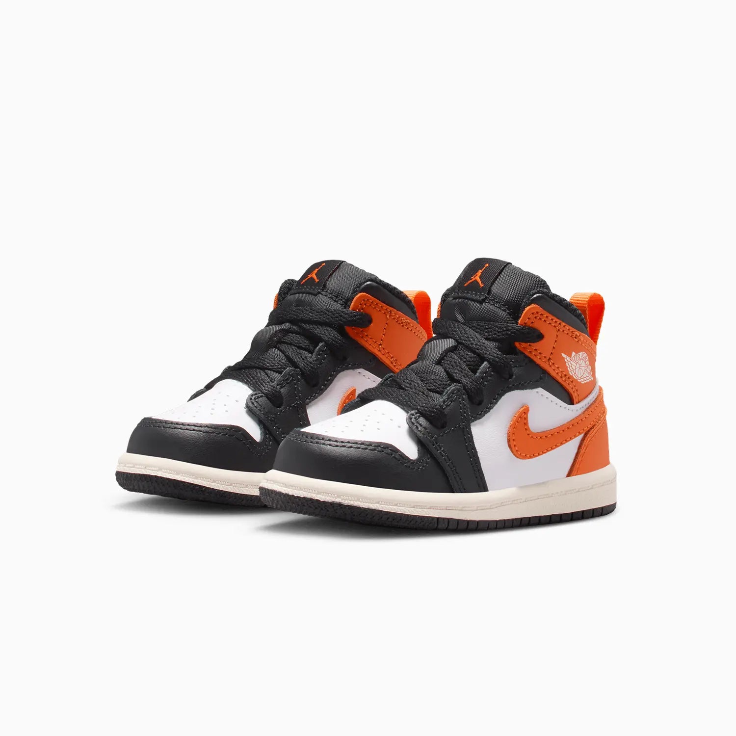 Kid's Air Jordan 1 Mid "Black Toe Starfish" Toddlers