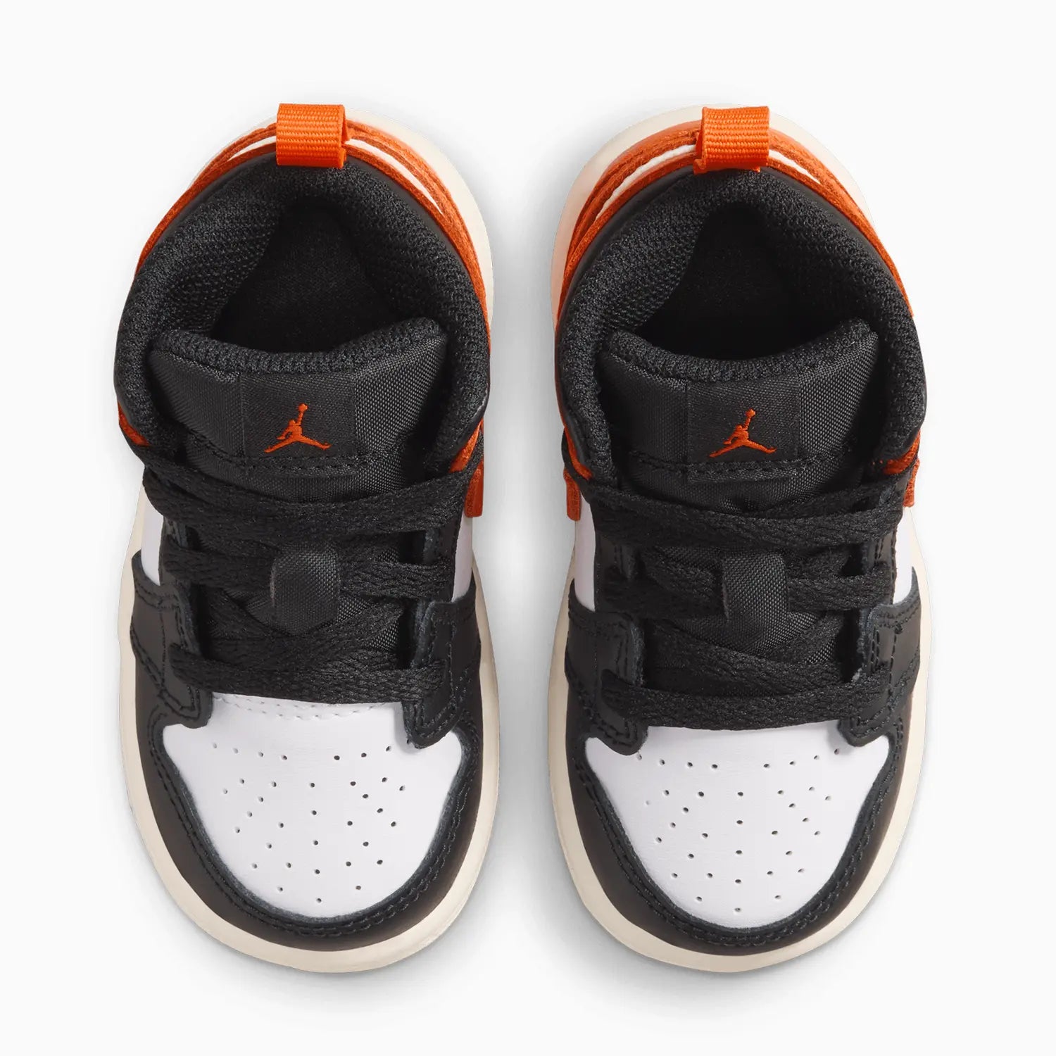 Kid's Air Jordan 1 Mid "Black Toe Starfish" Toddlers