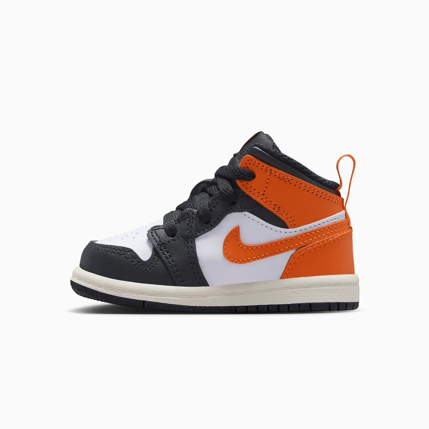Kid's Air Jordan 1 Mid "Black Toe Starfish" Toddlers