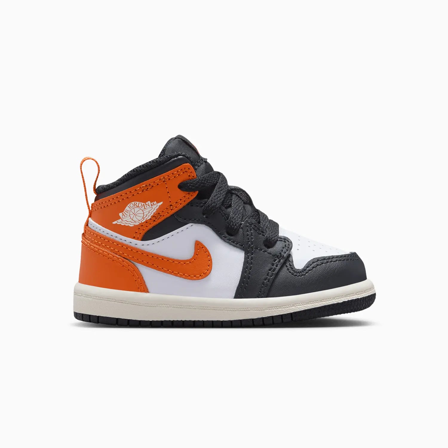 Kid's Air Jordan 1 Mid "Black Toe Starfish" Toddlers
