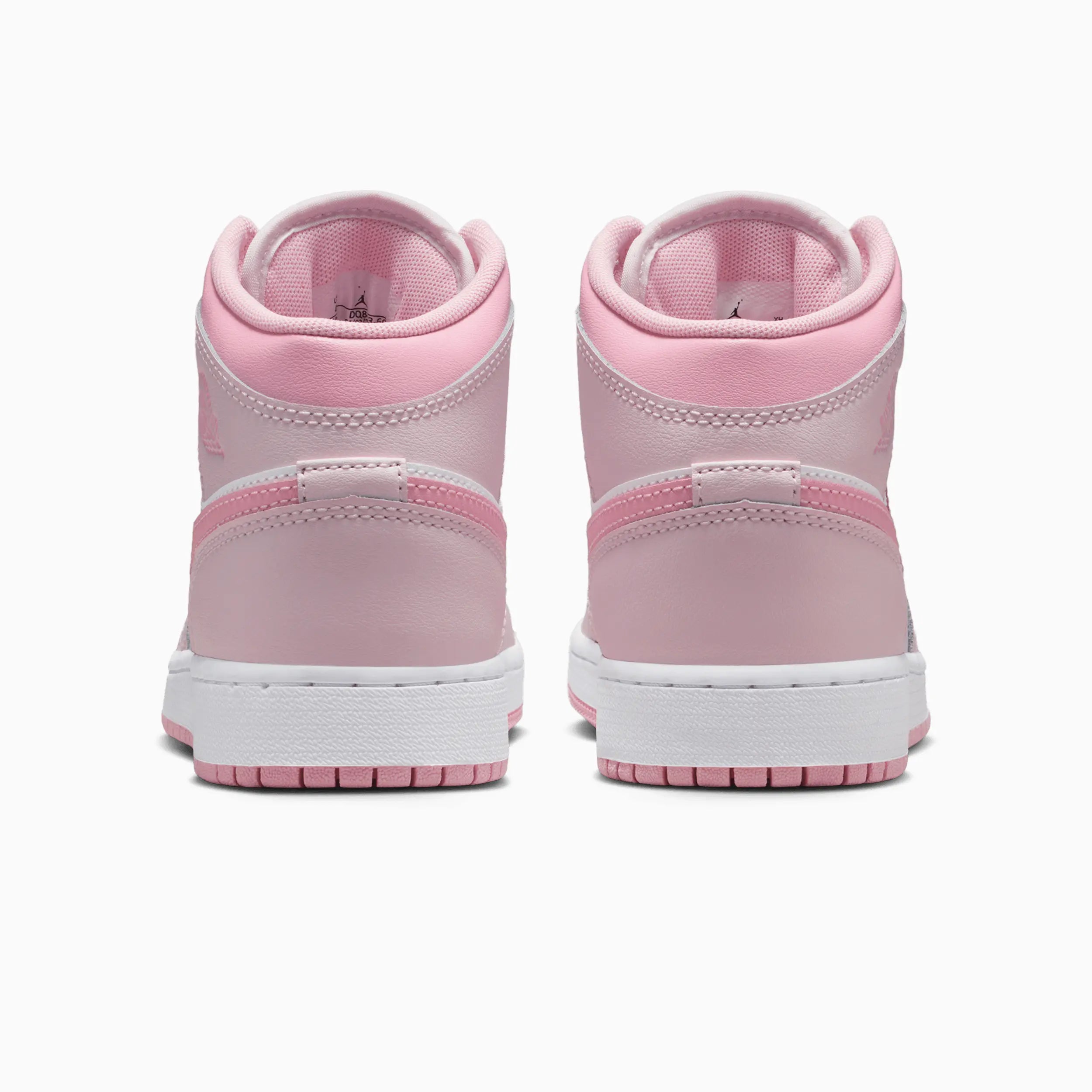 Kid's Air Jordan 1 Mid "Pearl Pink White" Grade School
